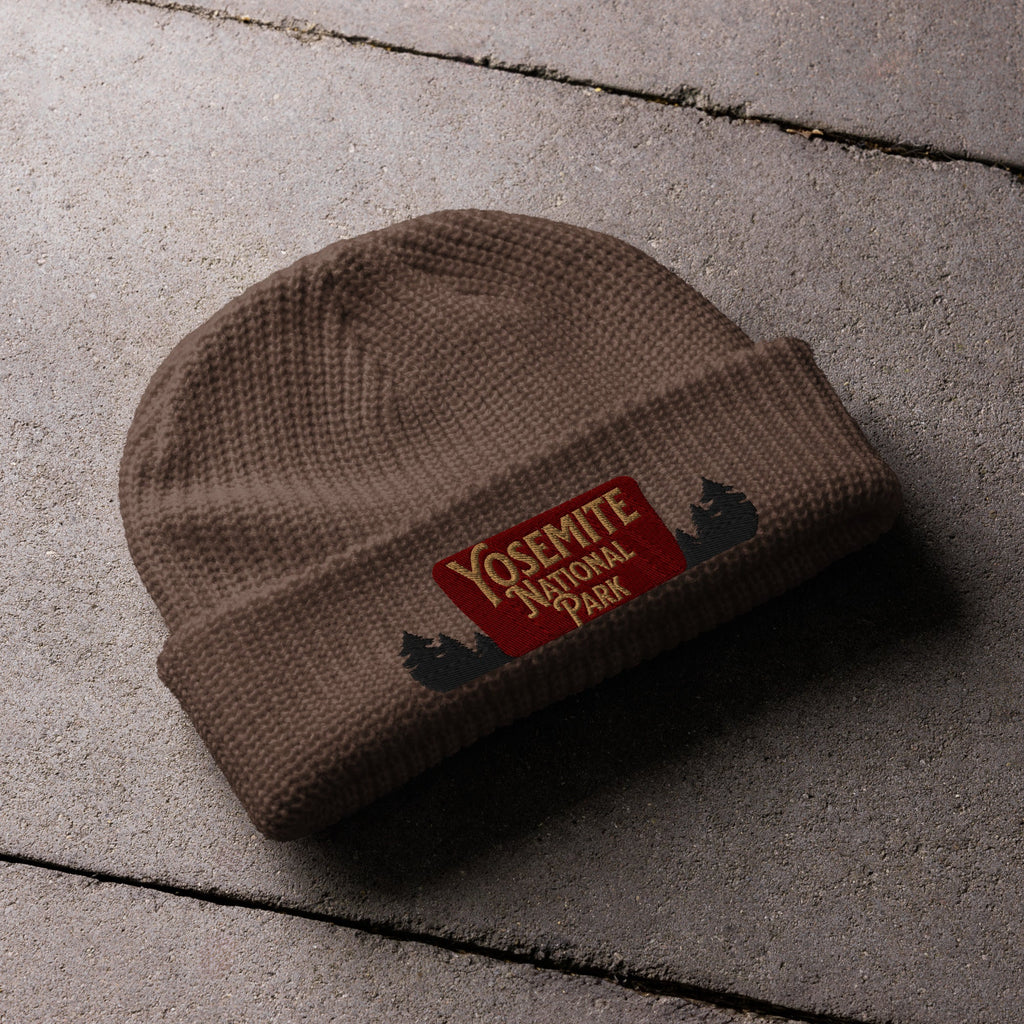 Yosemite National Park Embroidered Beanie