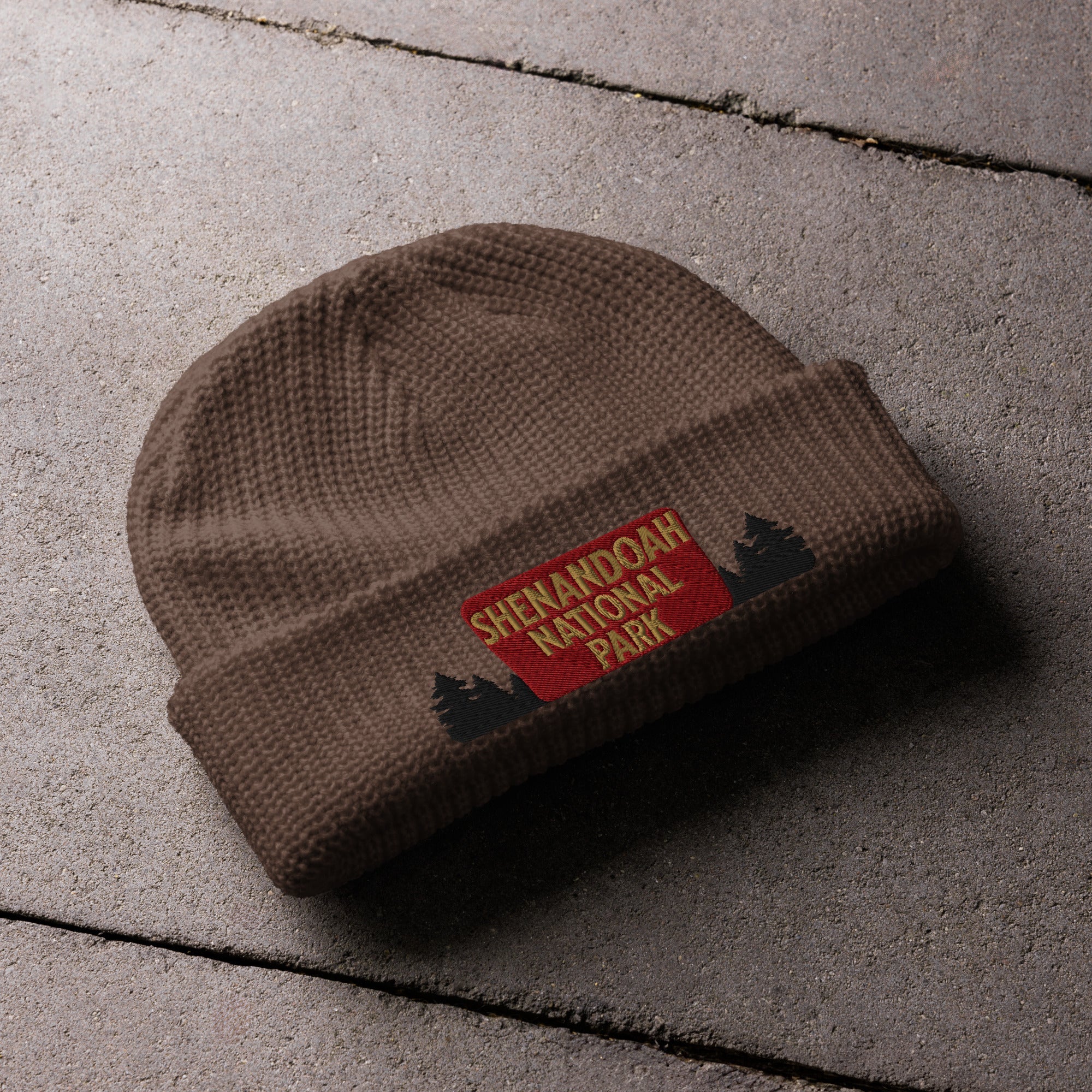 Shenandoah National Park Sign Embroidered Beanie