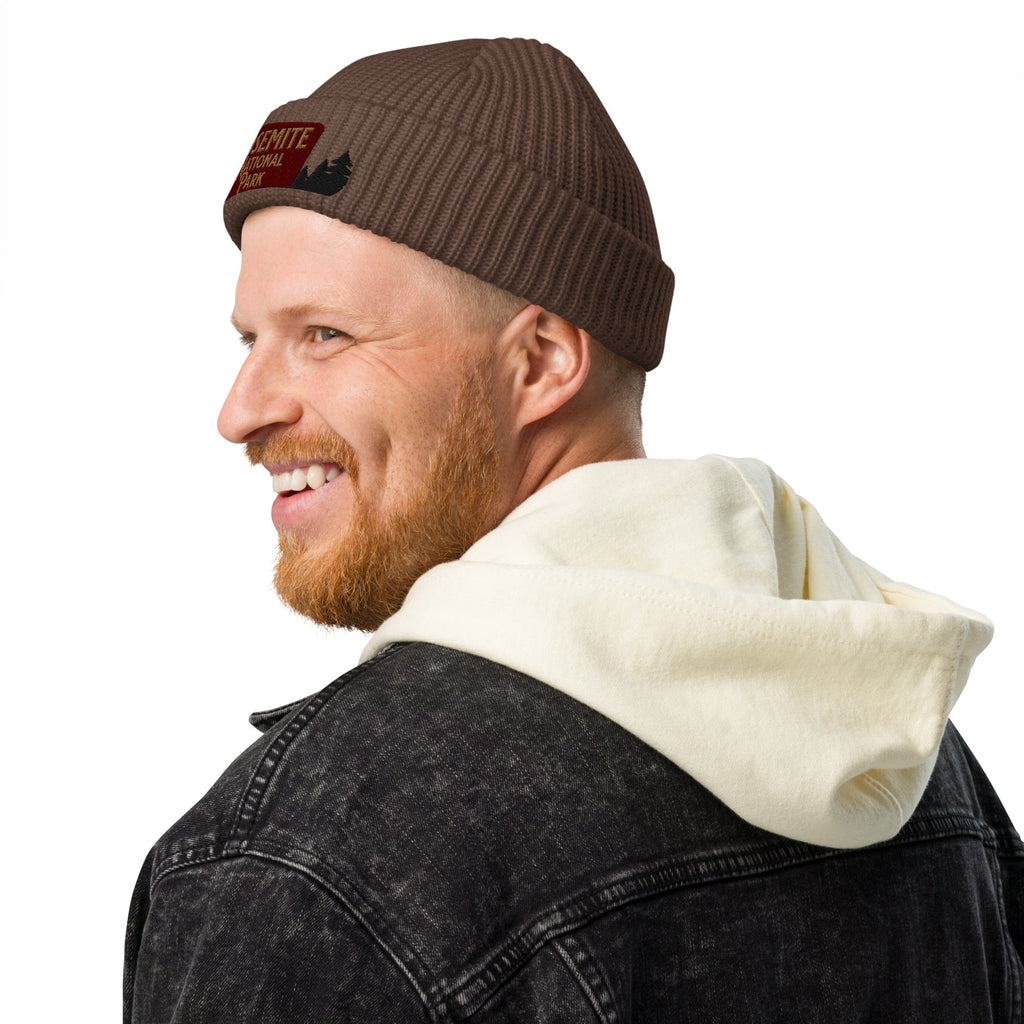 Yosemite National Park Embroidered Beanie