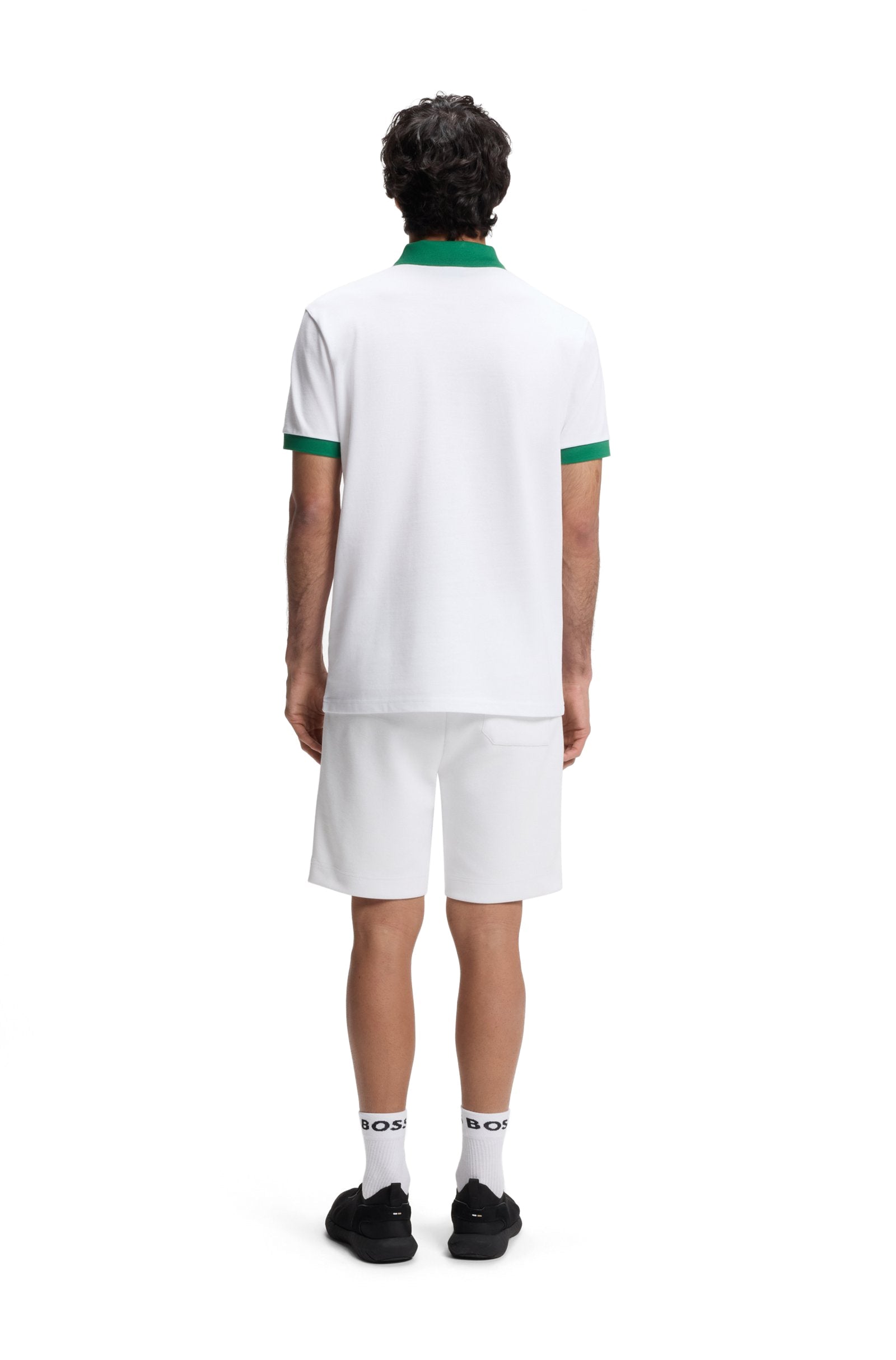 Boss Green Mexico Polo - White