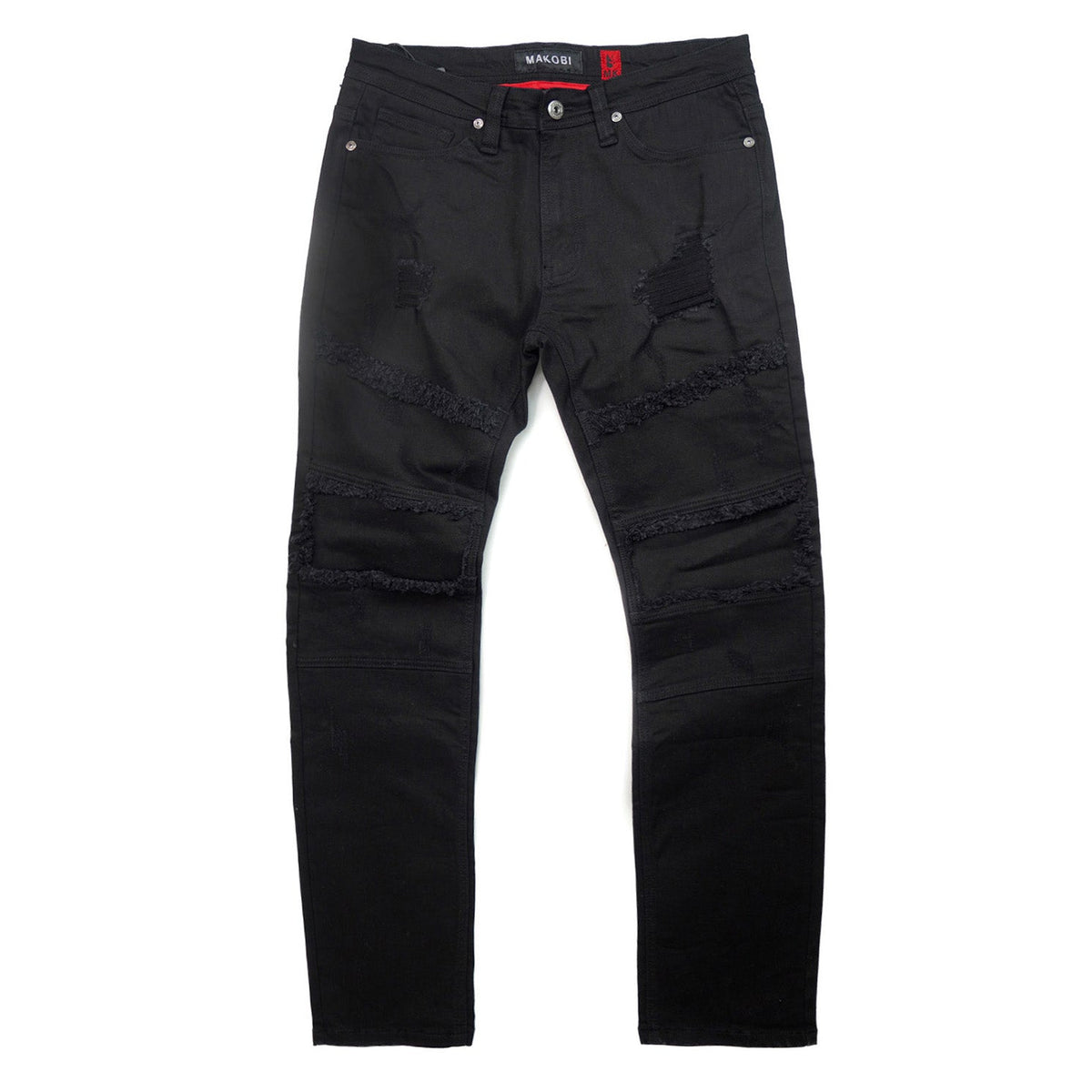 Makobi David Denim Jeans, Black/Black, product front