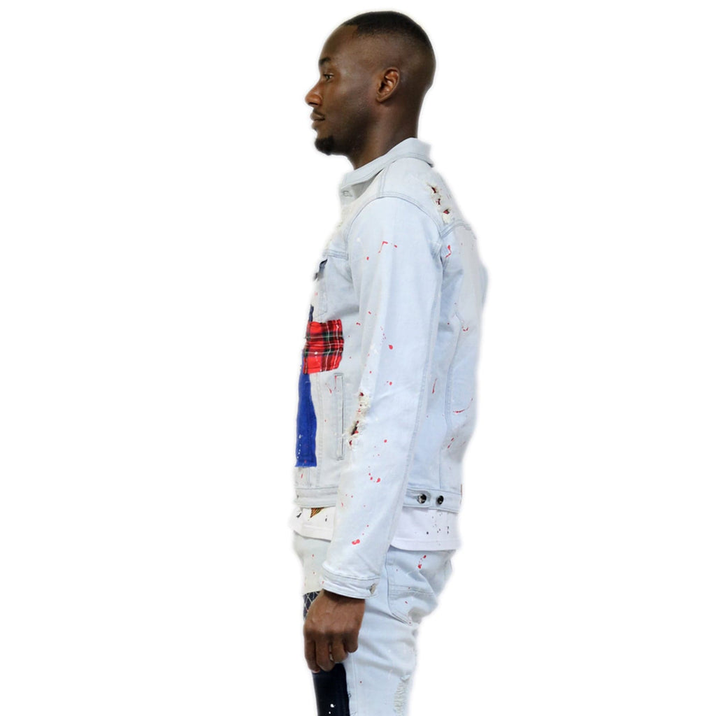 Blush Premium Washed Denim Jacket