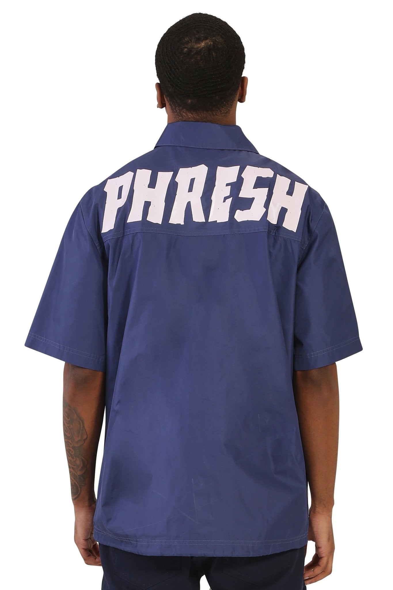 CITRON Men's premium nylon shortsleeve coach jacket