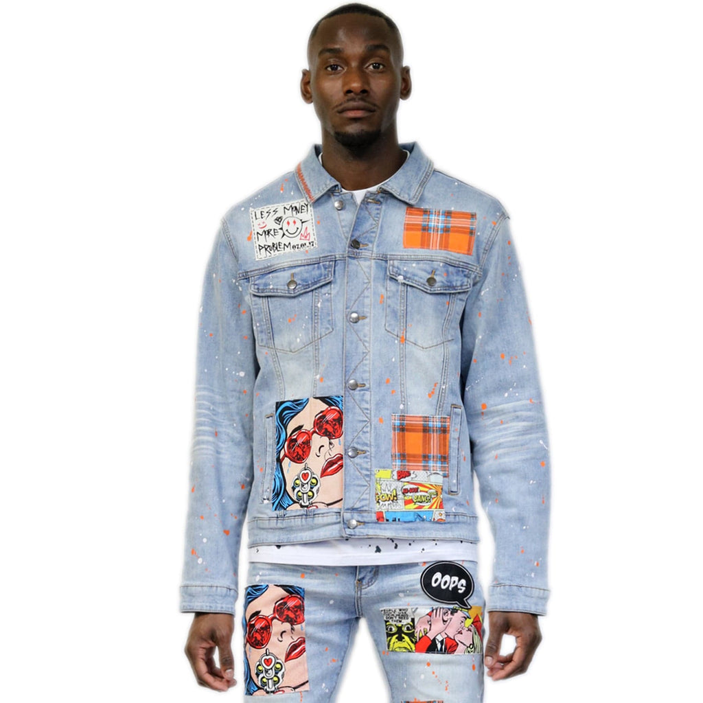 Karma Premium Washed Denim Jacket