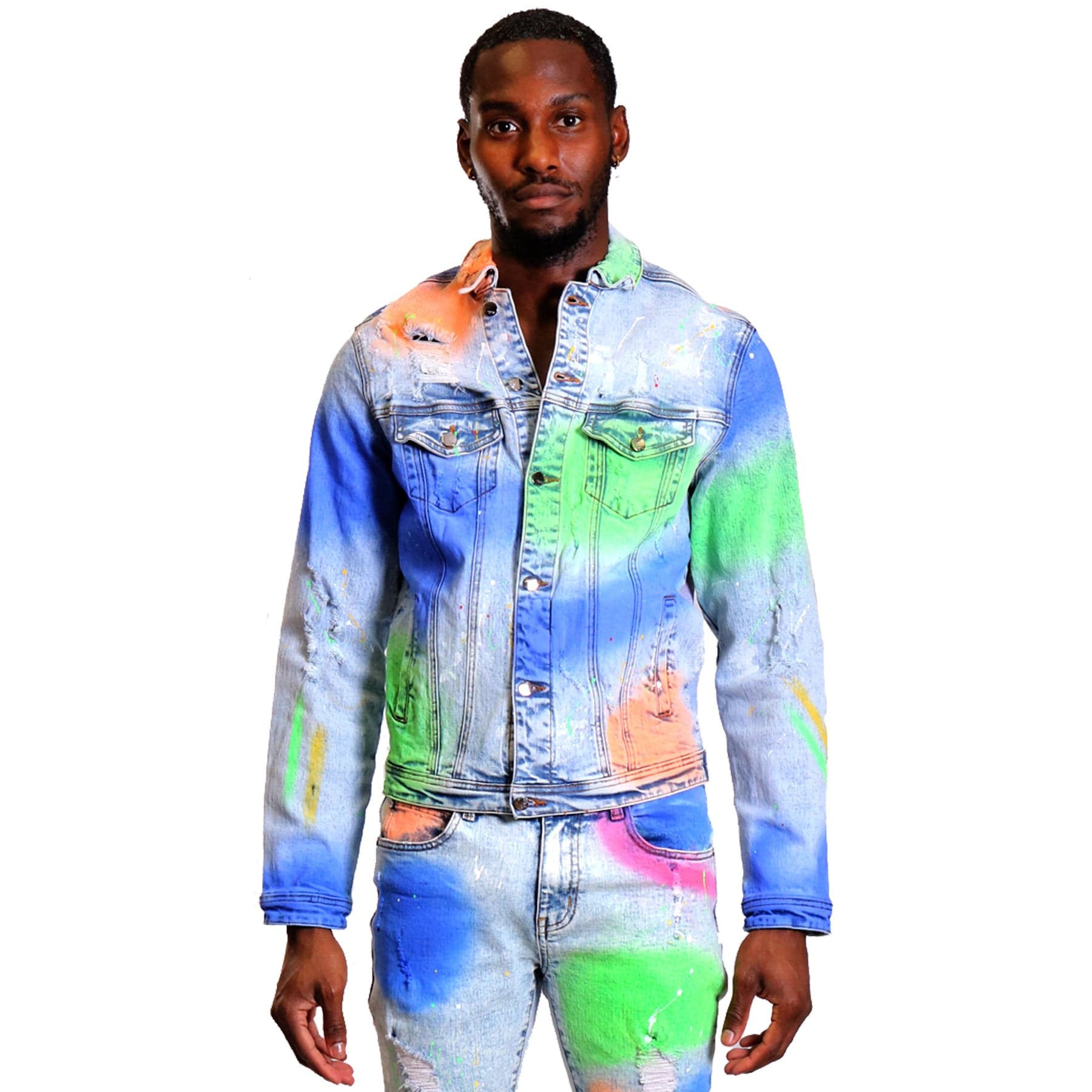 Mint Washed Denim Jacket