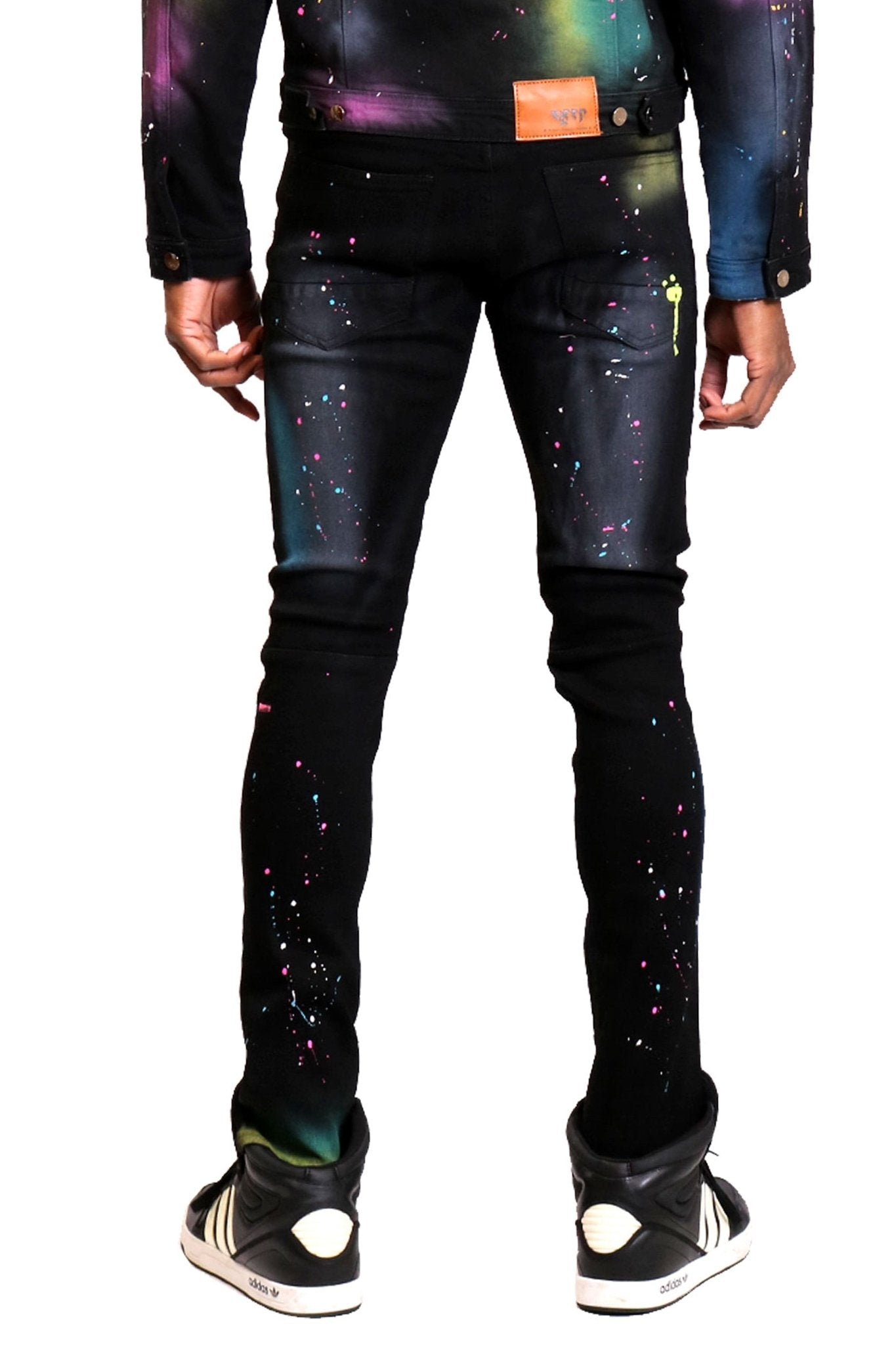 Galaxy Washed Skinny Denim Pants