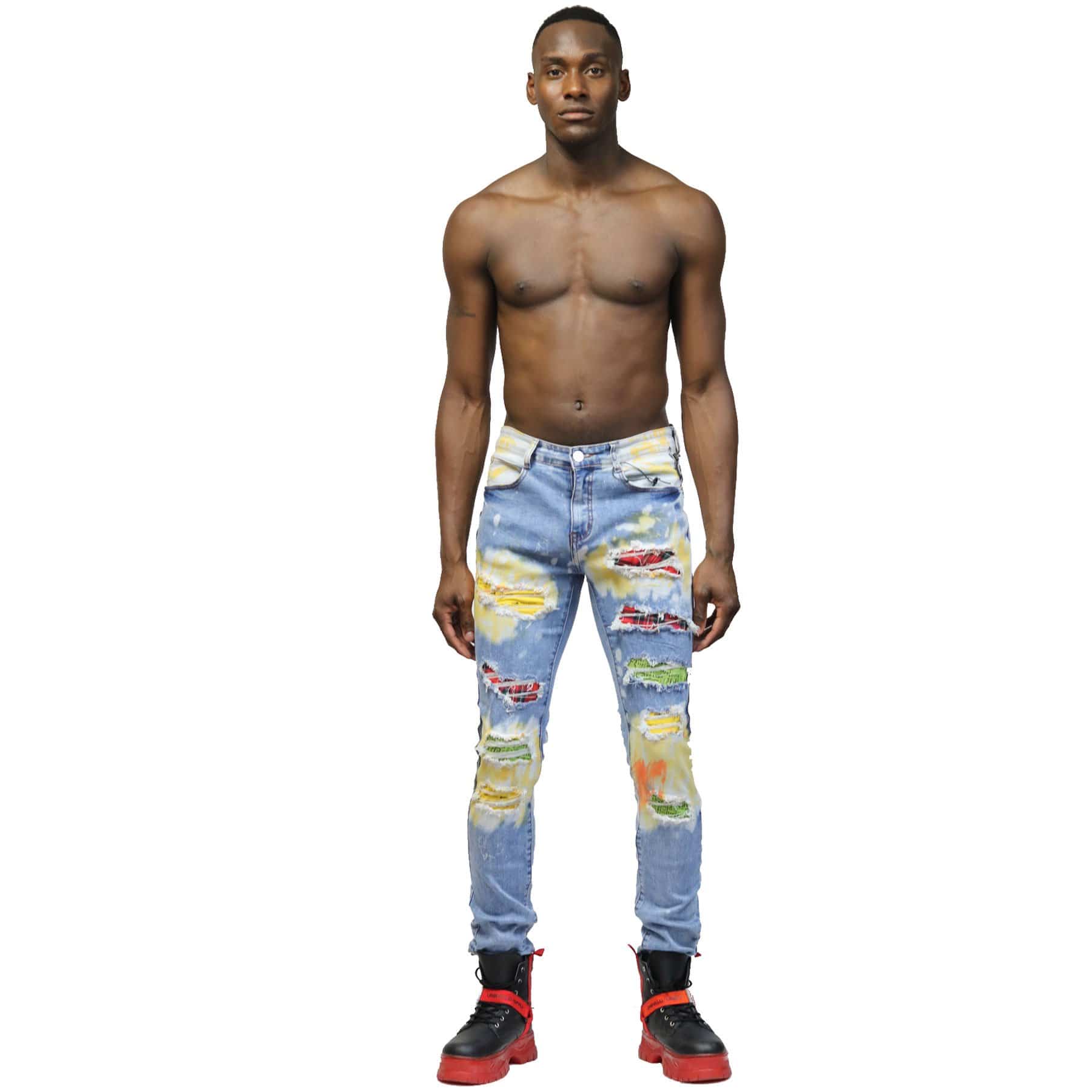 Misto Limited Premium Washed Denim Pants.