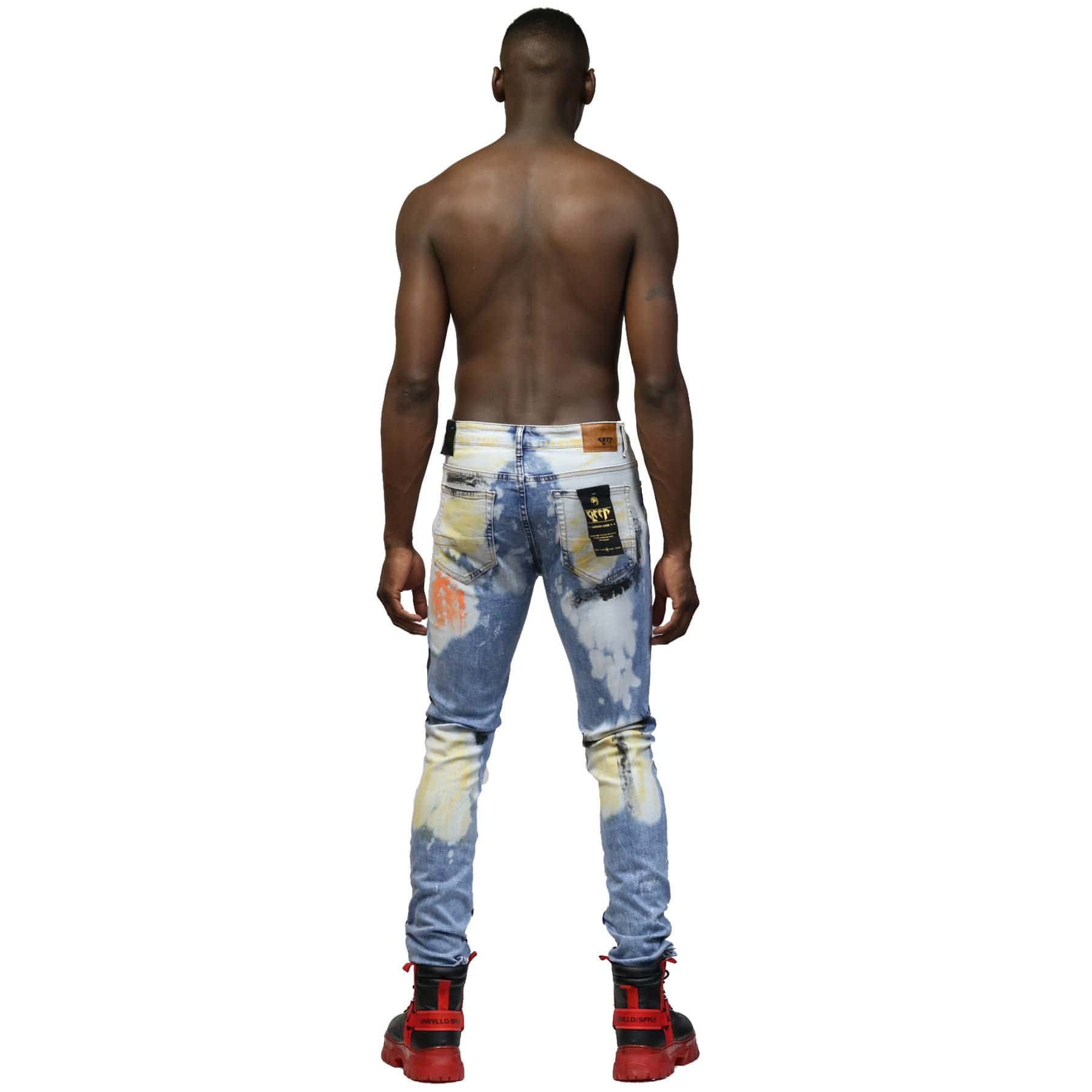 Misto Limited Premium Washed Denim Pants.