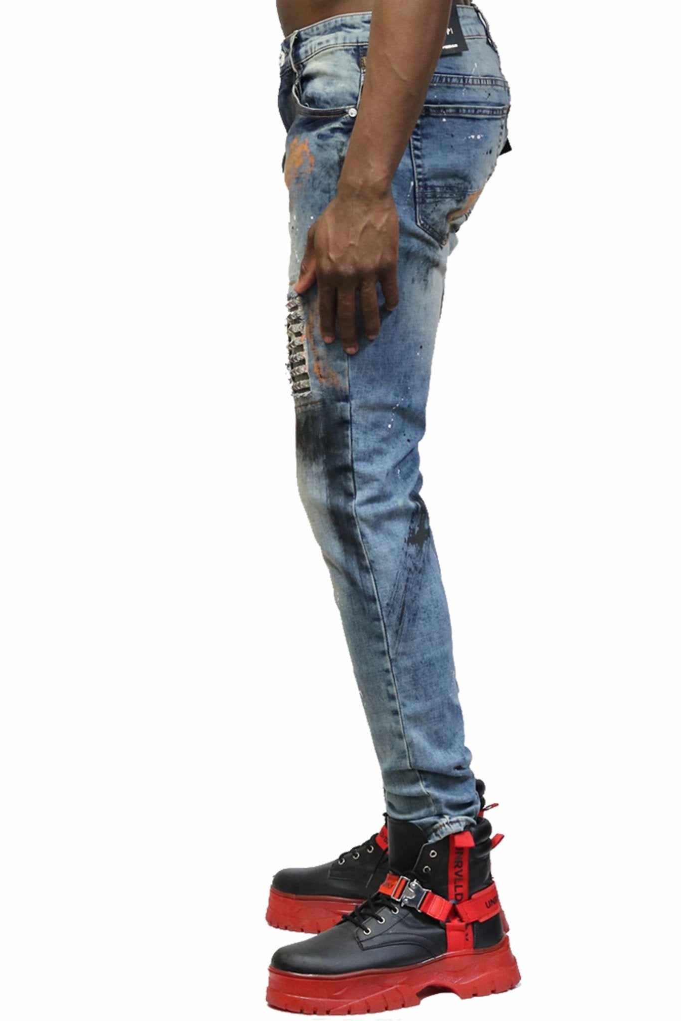 Pike Washed Skinny Denim Pants