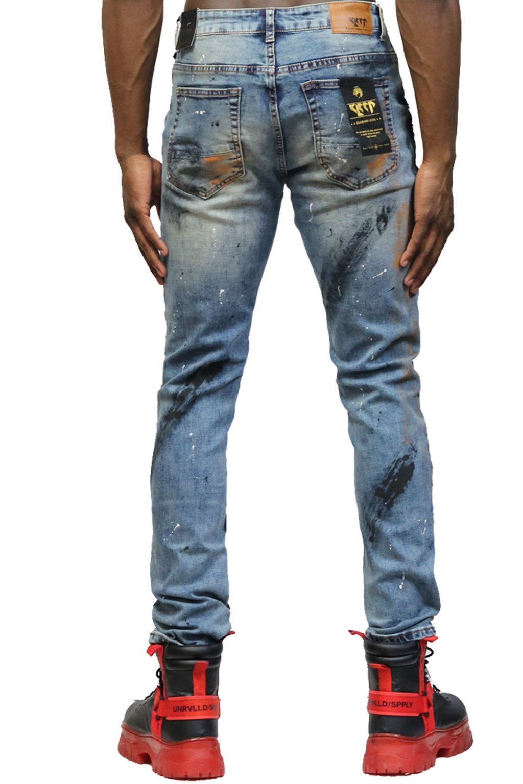 Pike Washed Skinny Denim Pants