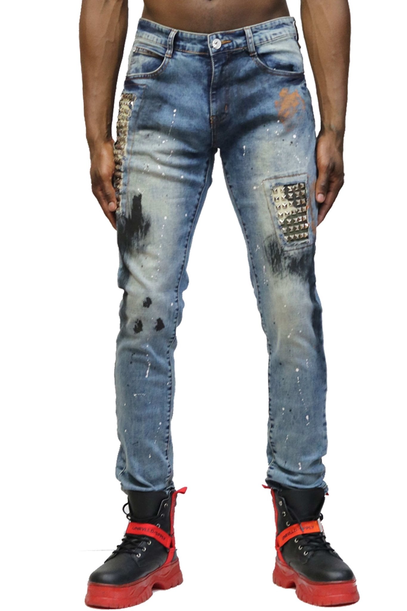 Pike Washed Skinny Denim Pants