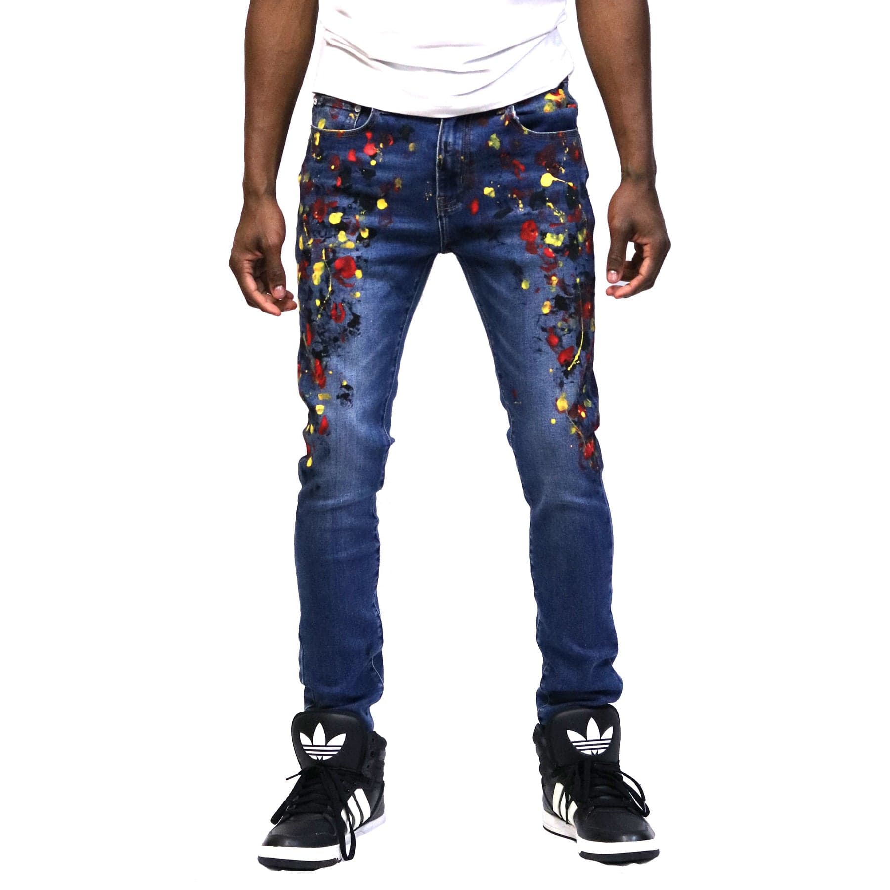 Proto New Washed Skinny Denim Pants