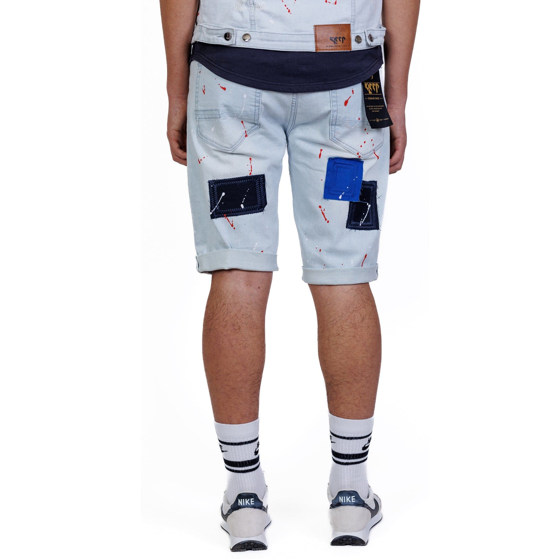 Blush Premium Washed Denim Short Pants