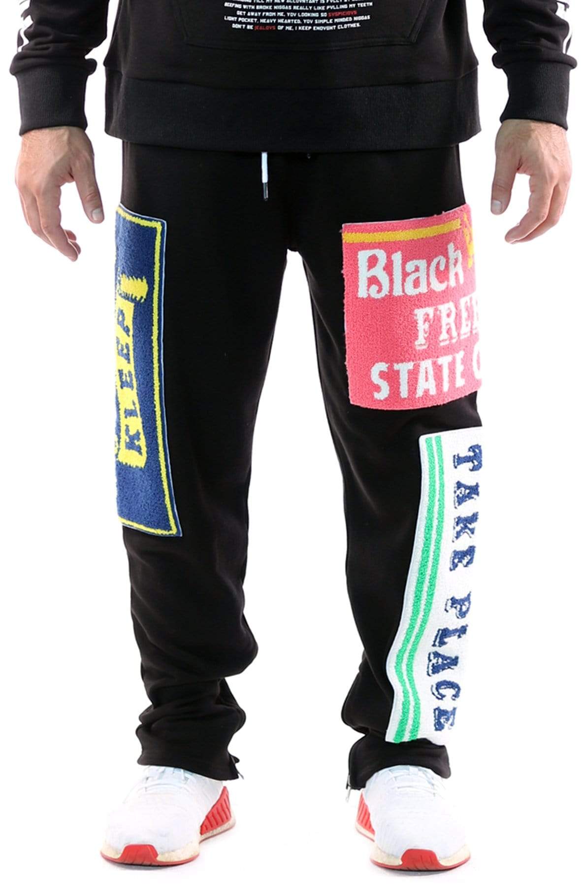 KLEEP Men's Premium French Terry Long Pants