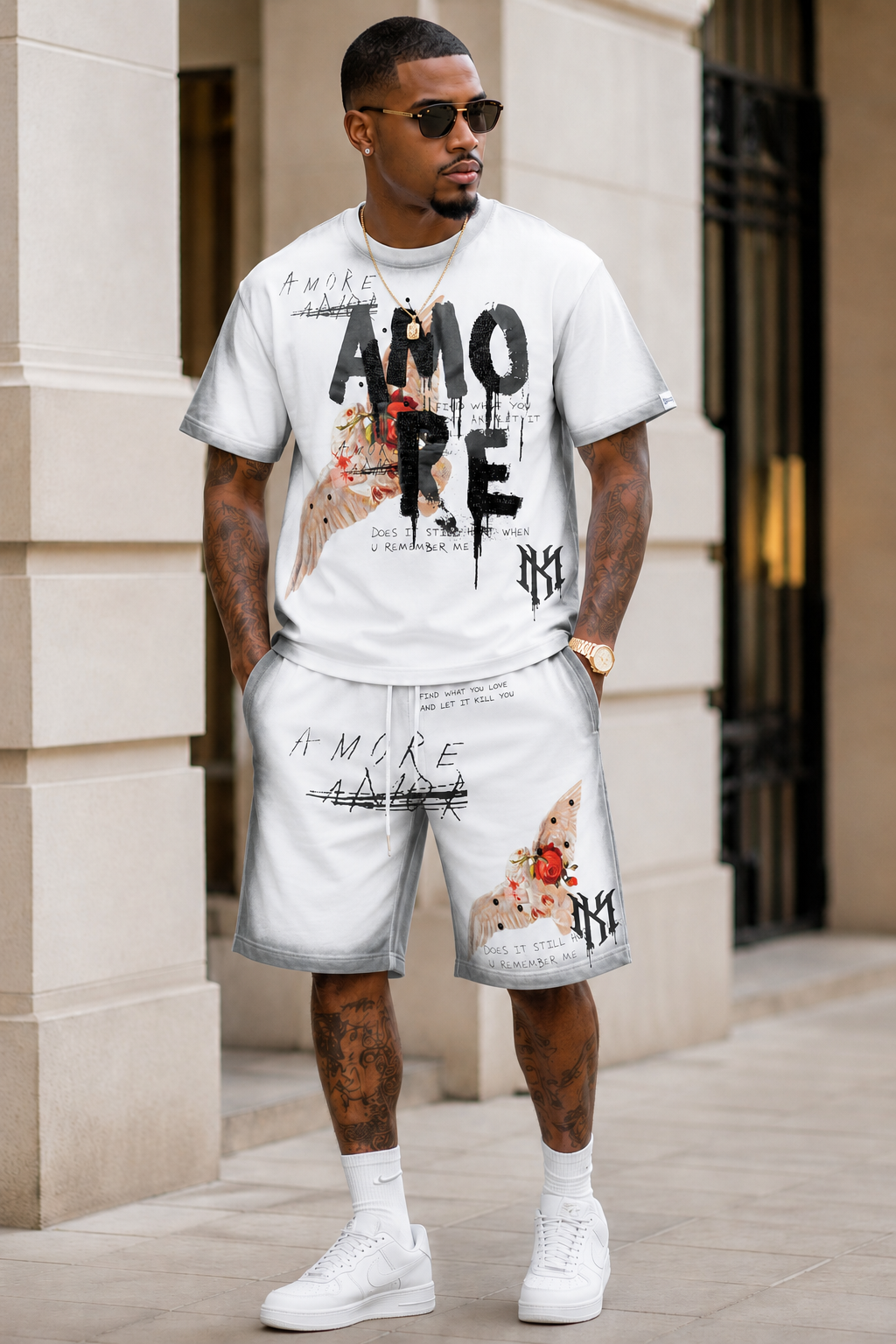 M651 Amore Shorts - White (NOT SOLD SEPARATELY - Add M451 to your Cart)