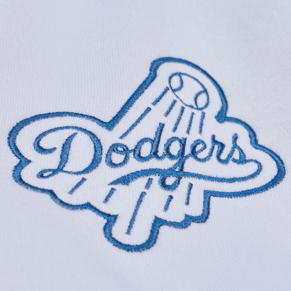 Mitchell & Ness Dodgers Fleece Crewneck - Arctic White
