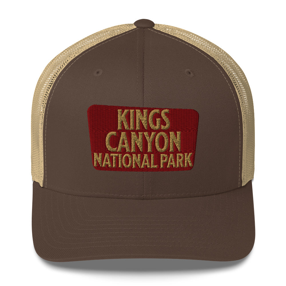 Kings Canyon National Park Embroidered Trucker Hat