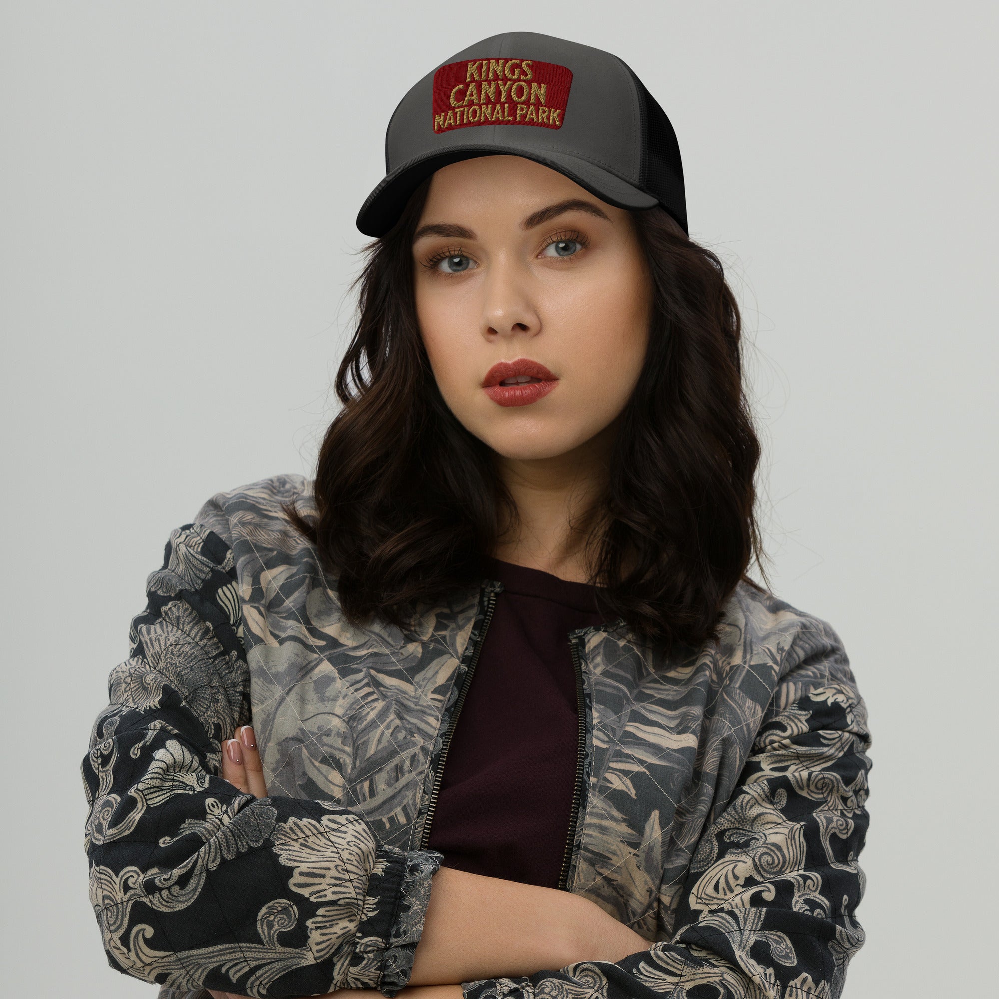 Kings Canyon National Park Embroidered Trucker Hat