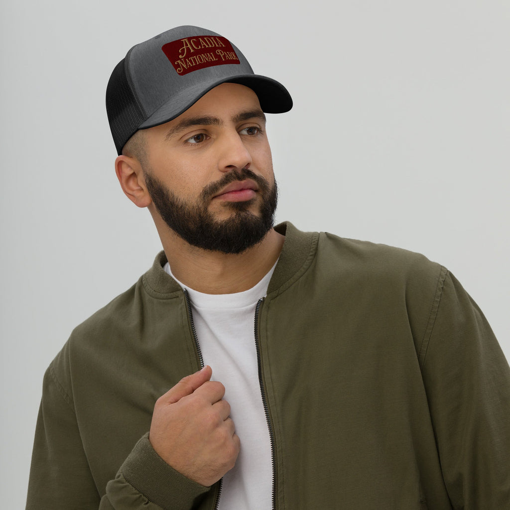 Acadia National Park Embroidered Trucker Hat