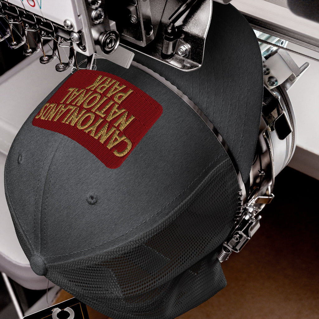 Canyonlands National Park Sign Embroidered Trucker Hat