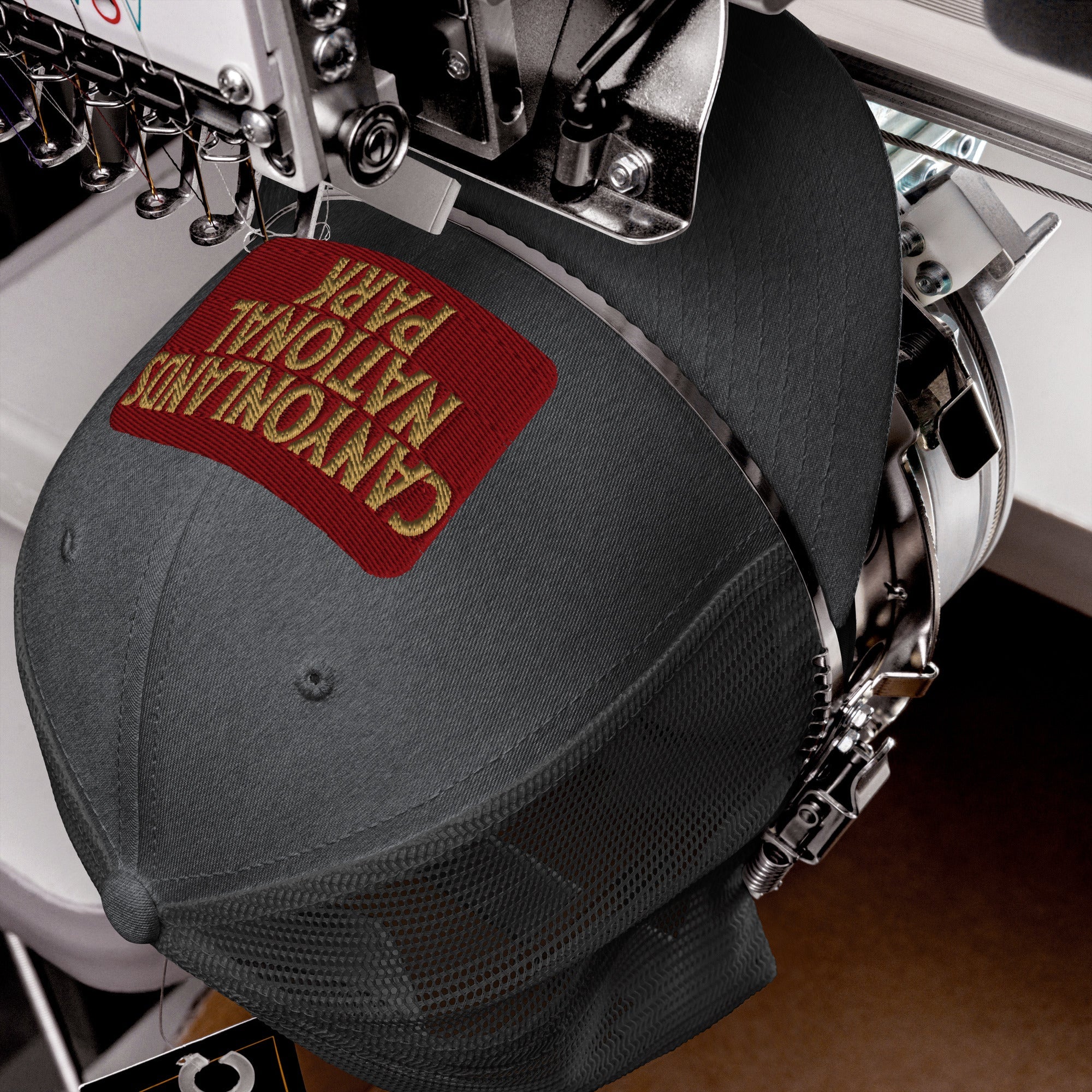 Canyonlands National Park Sign Embroidered Trucker Hat