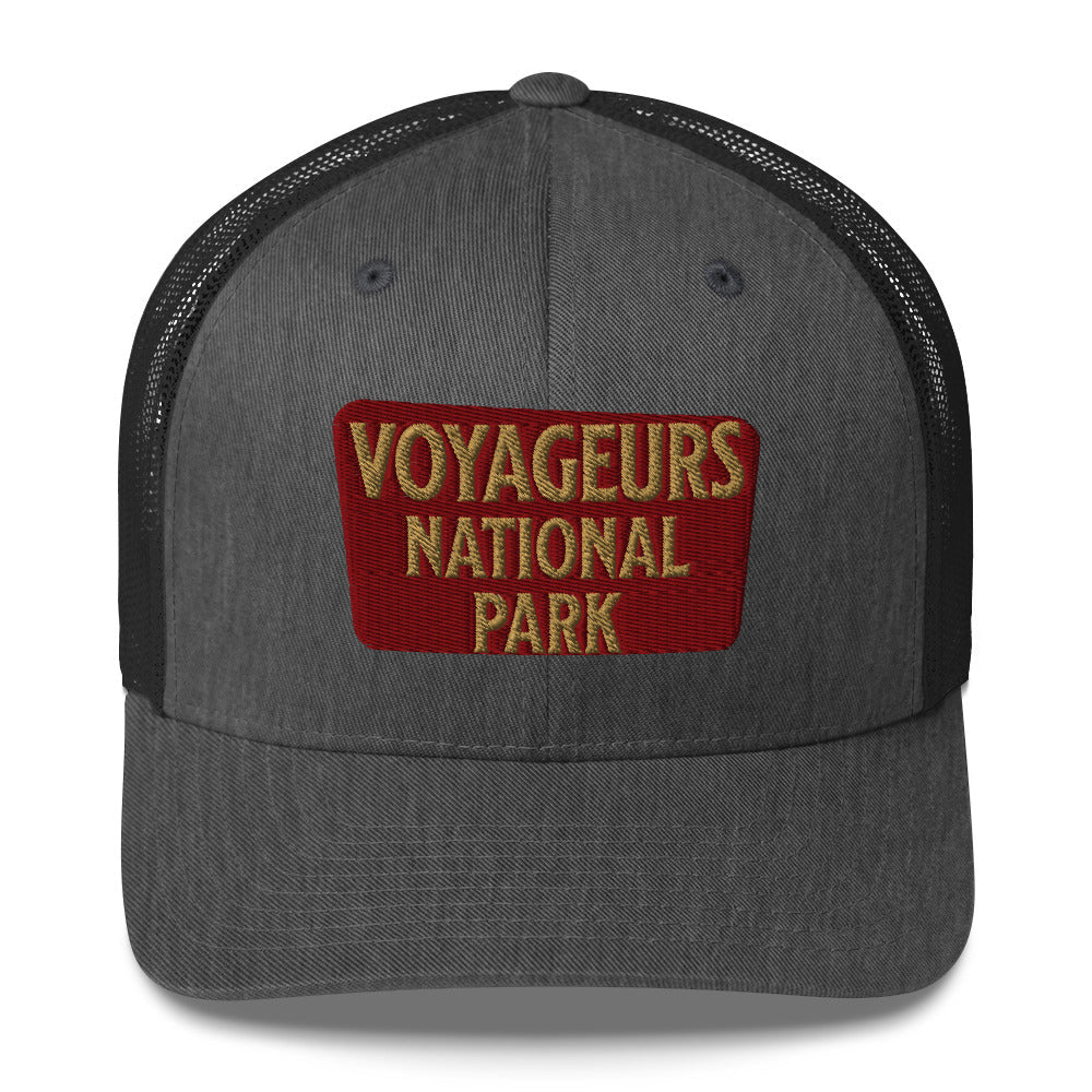 Voyageurs National Park Sign Embroidered Trucker Hat