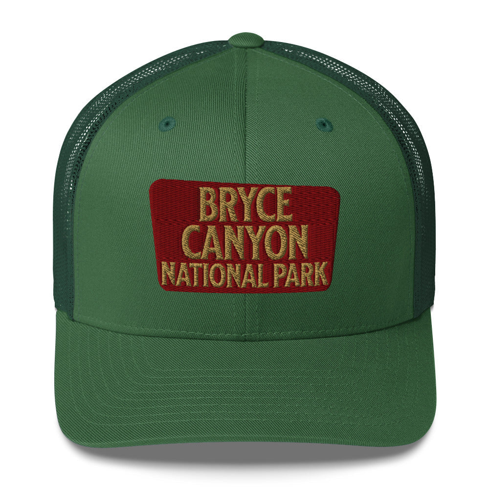 Bryce Canyon National Park Sign Embroidered Trucker Hat