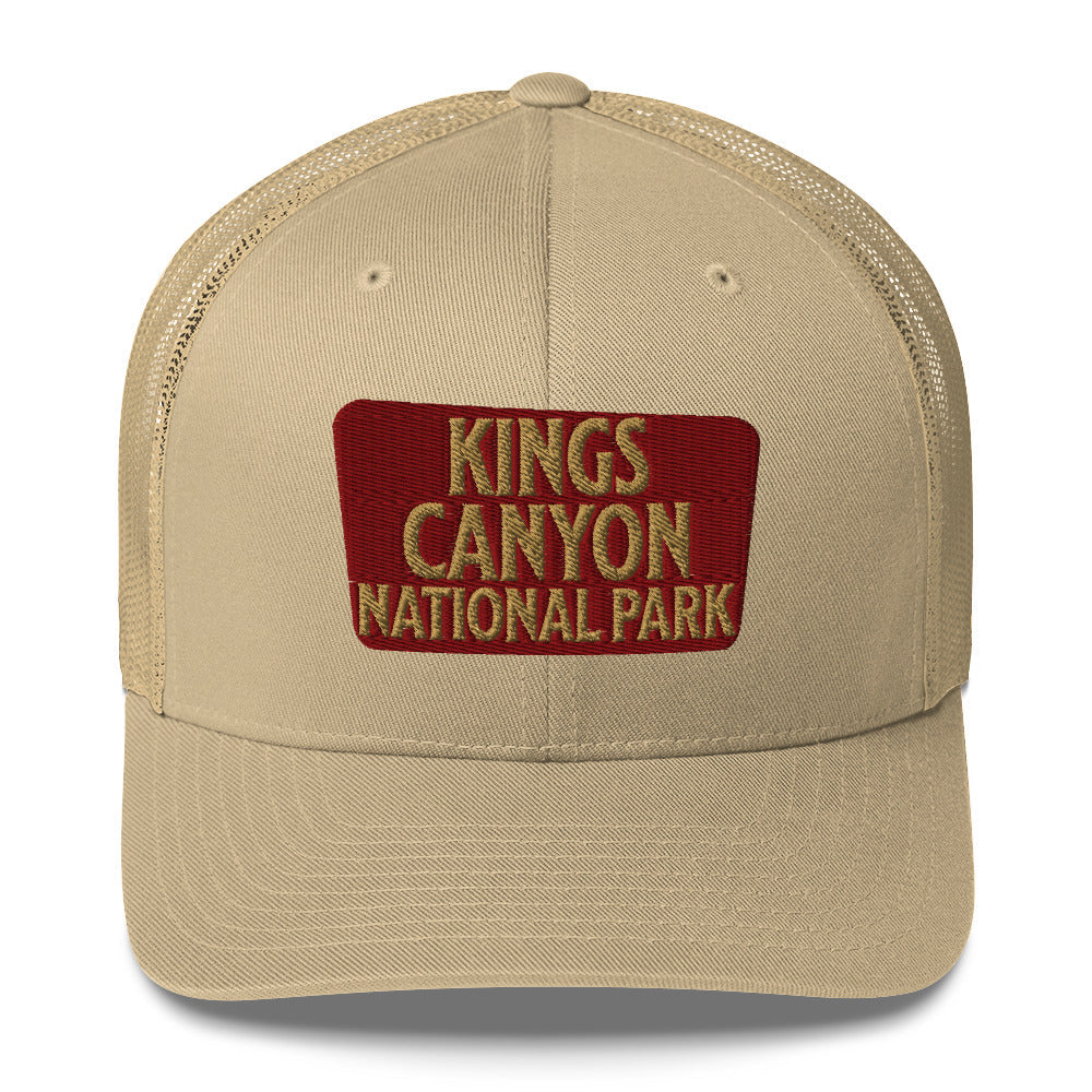 Kings Canyon National Park Embroidered Trucker Hat