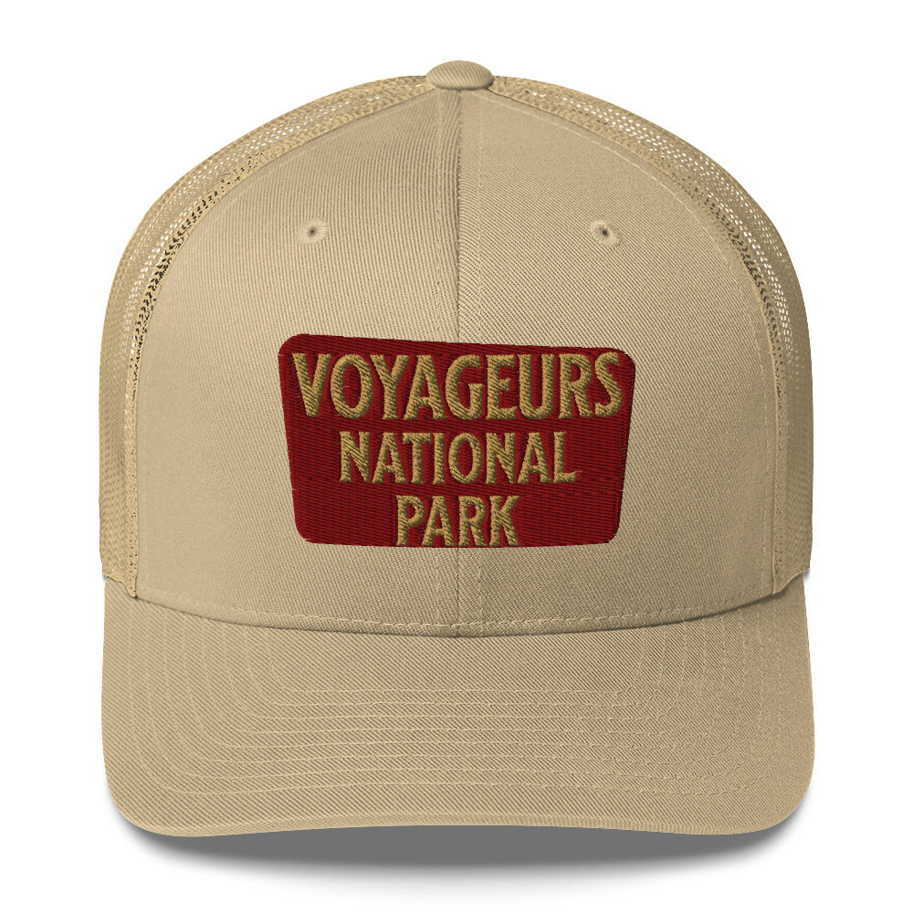 Voyageurs National Park Sign Embroidered Trucker Hat