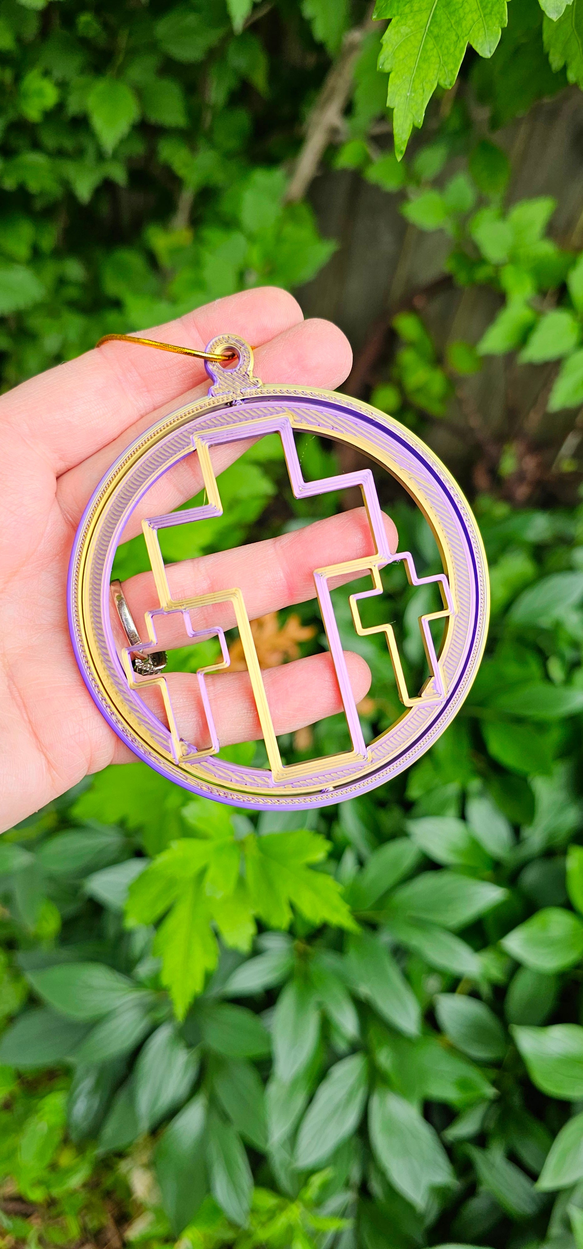 Triple Cross Ornament Medium