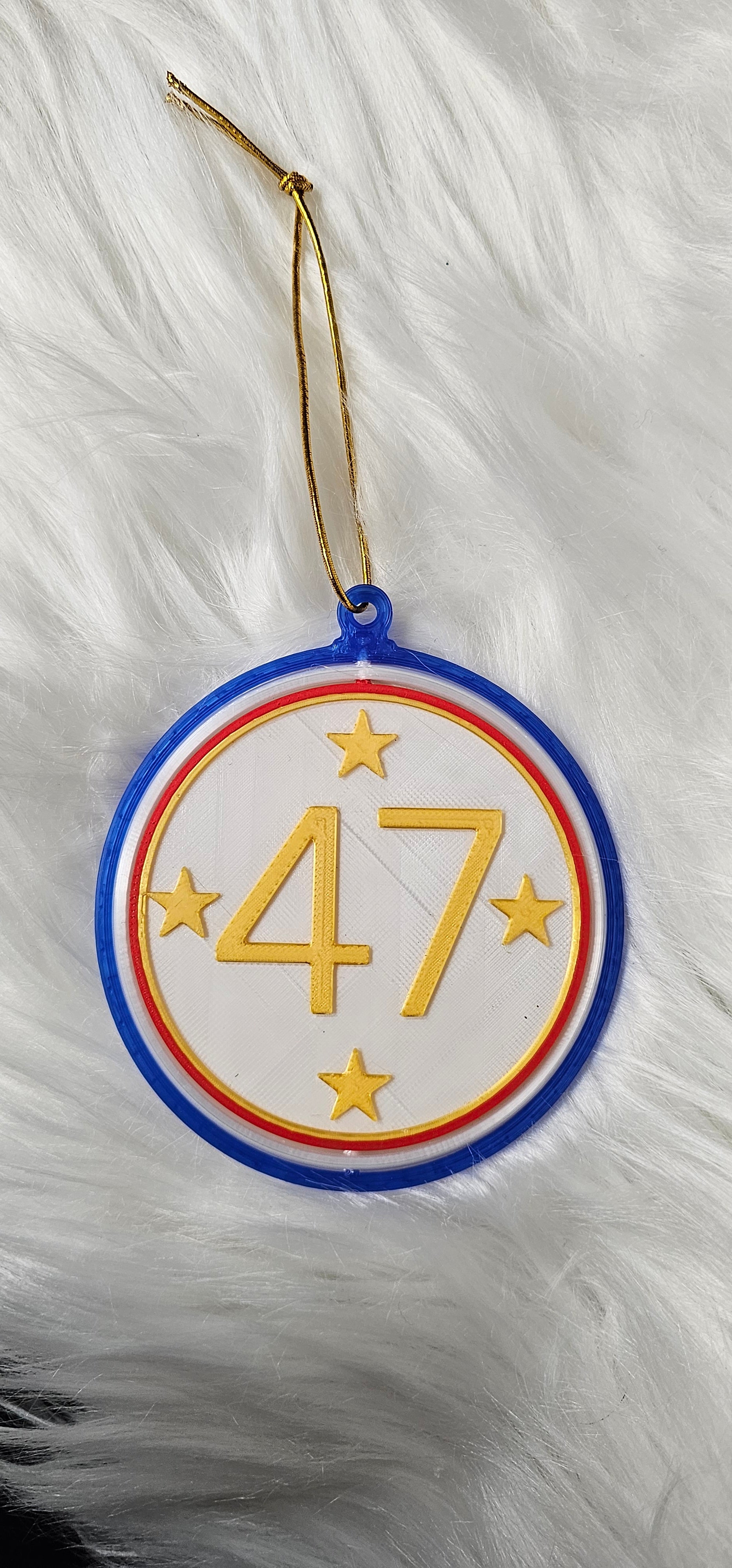 Ultimate Trump 3D Print Christmas Ornament Set Made in America