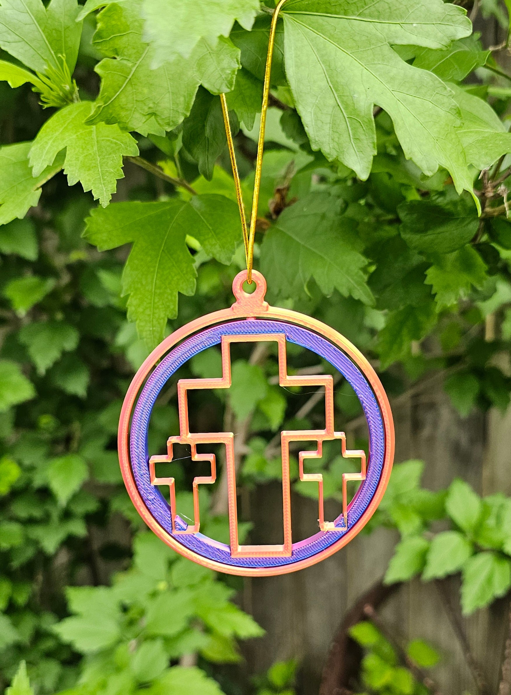 Triple Cross Ornament Medium