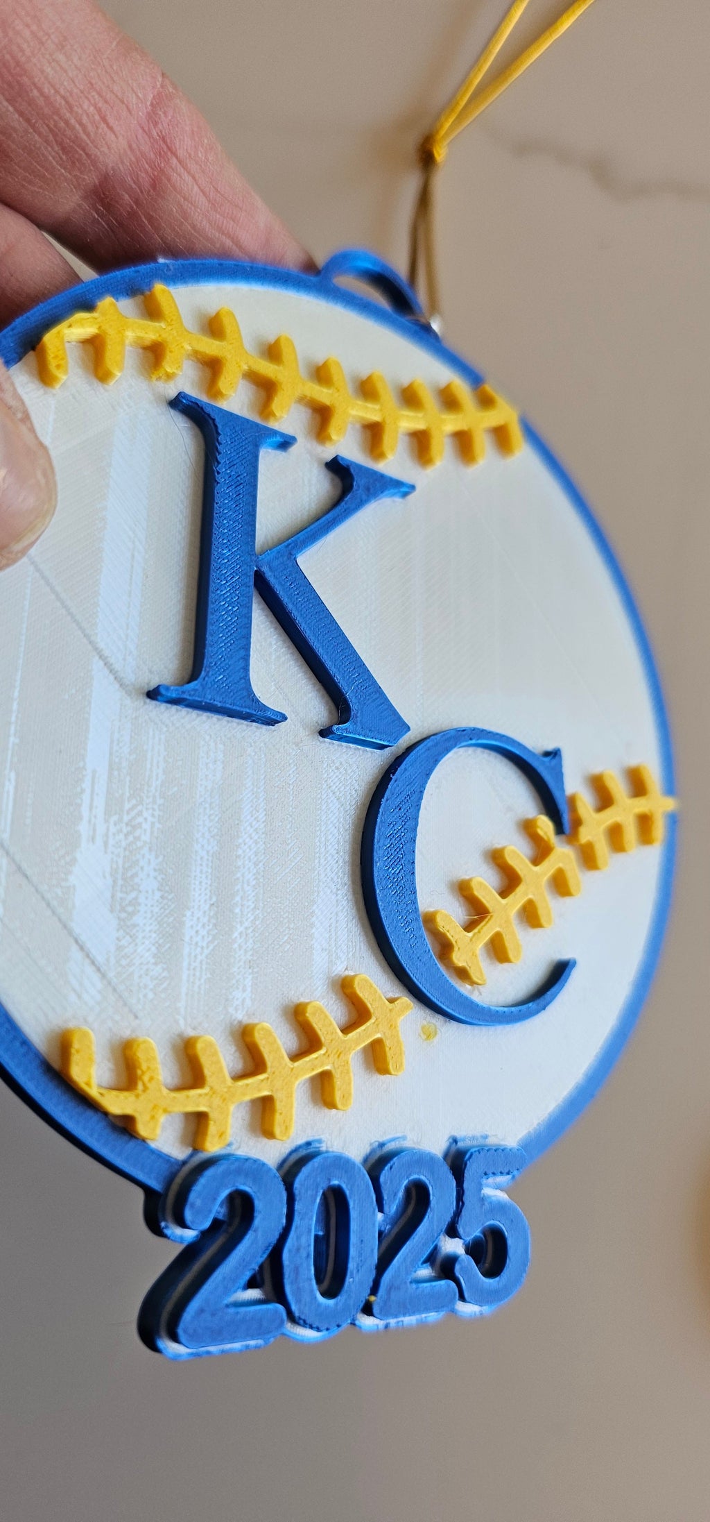 3D Print Royals Kc Baseball Kansas City Ornament