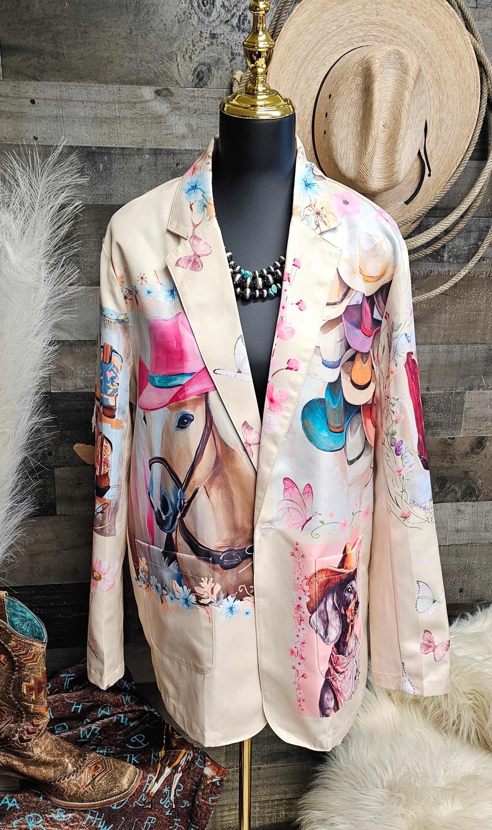 Danilo Painted Cowgirl Western Blazer