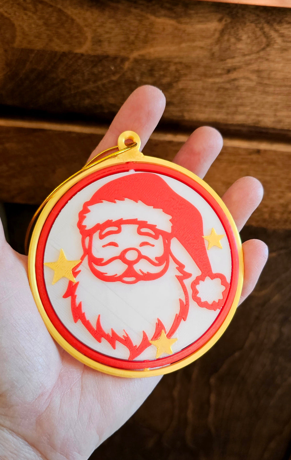 3d Print Santa Claus Christmas Ornament
