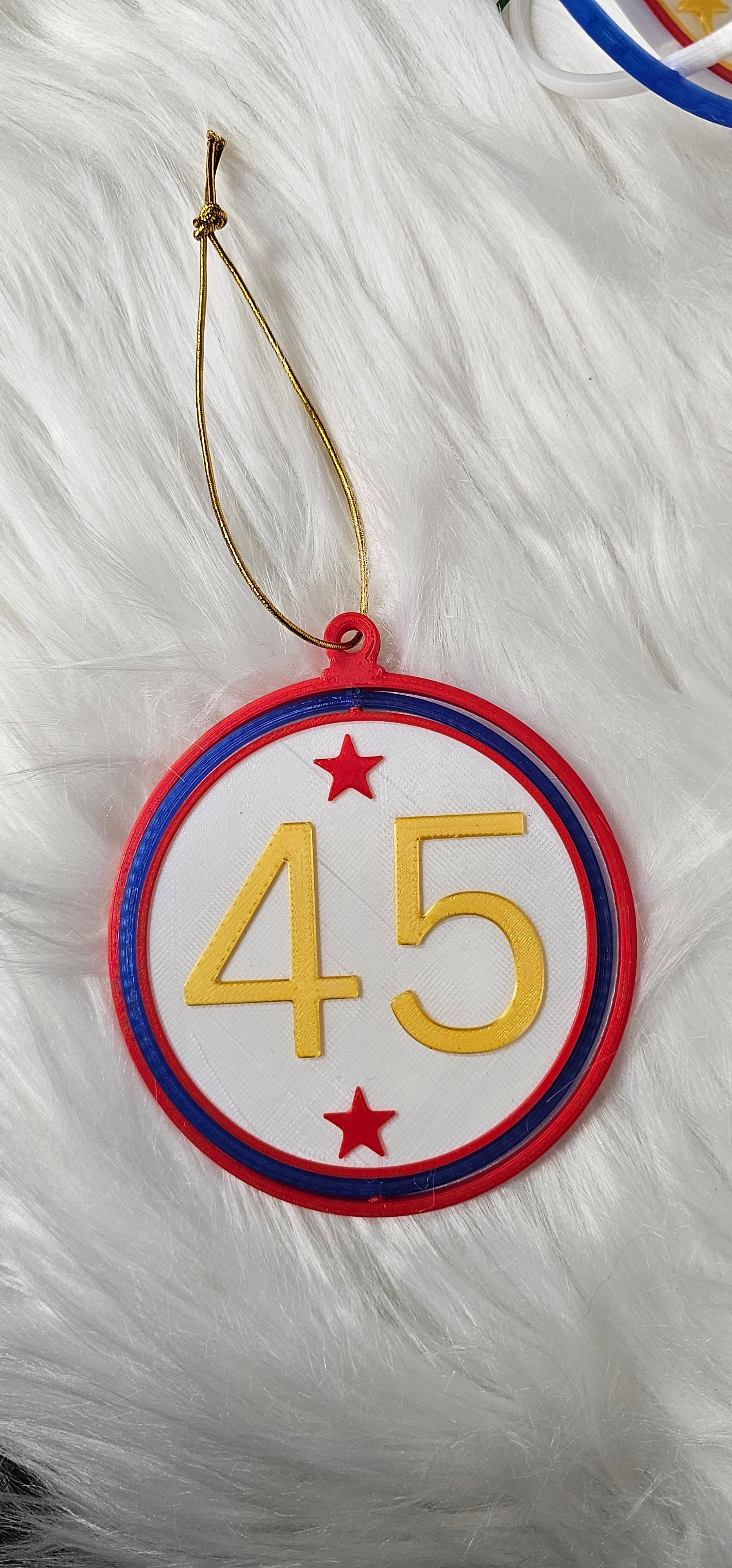 Ultimate Trump 3D Print Christmas Ornament Set Made in America