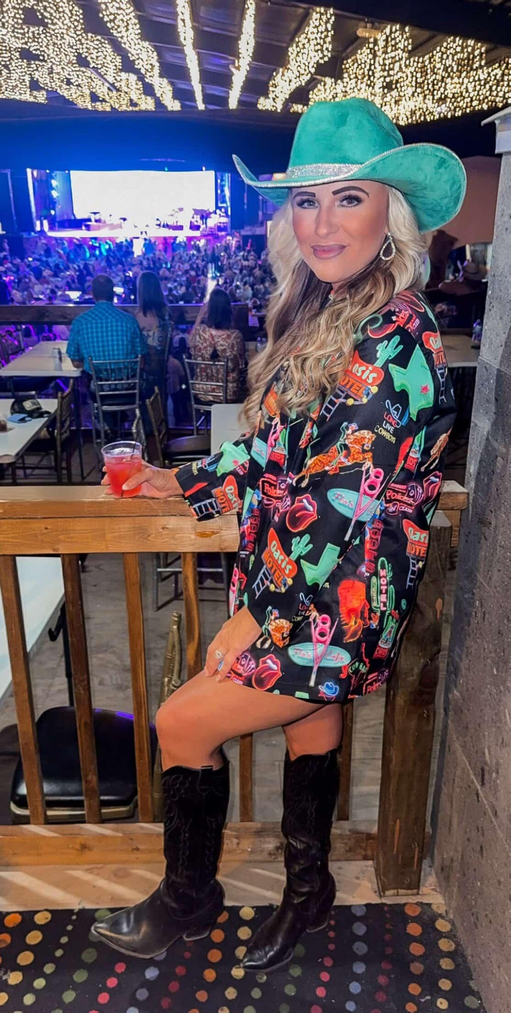 Vegas Neon Women's Western Blazer