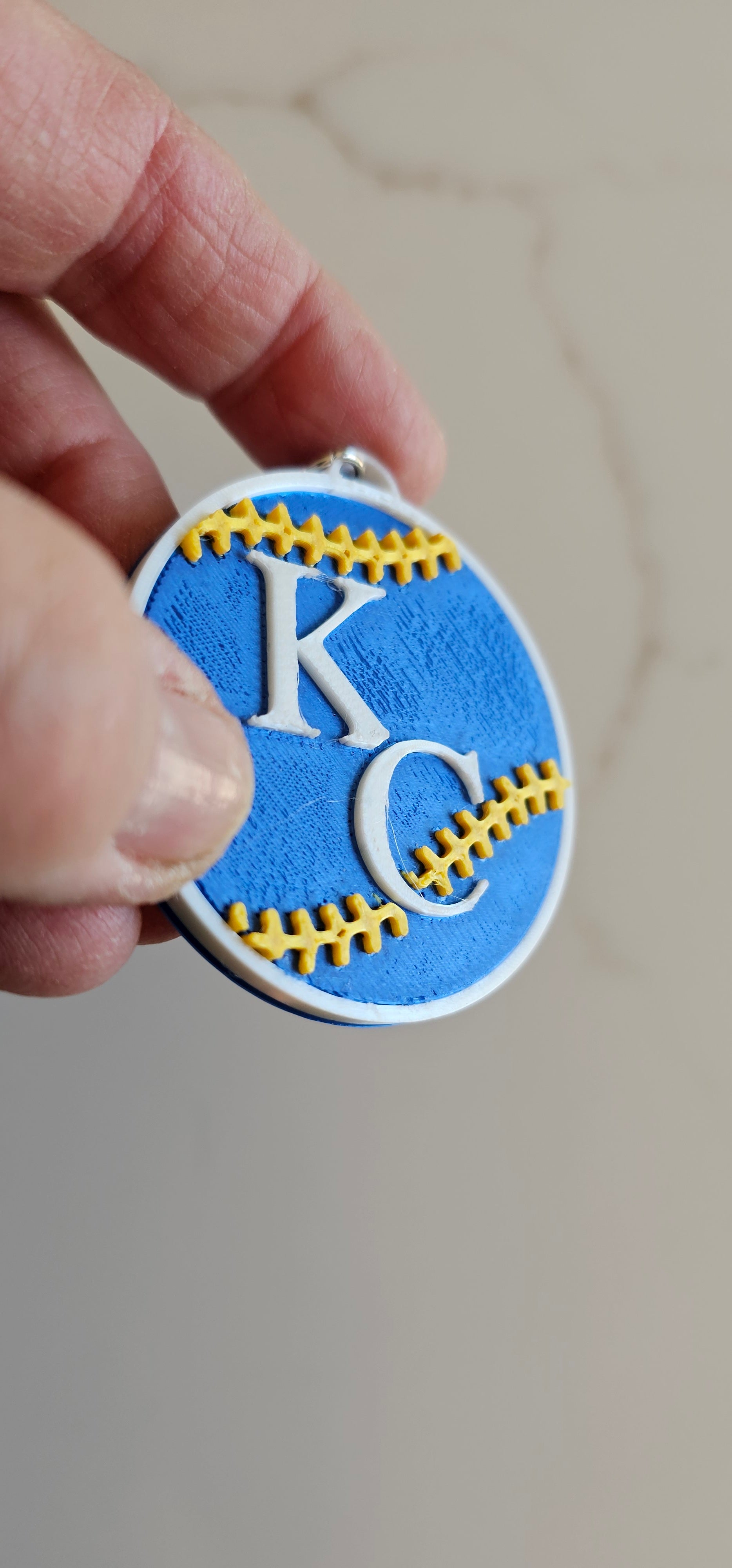 3D Print Royals Kc Baseball Kansas City Ornament