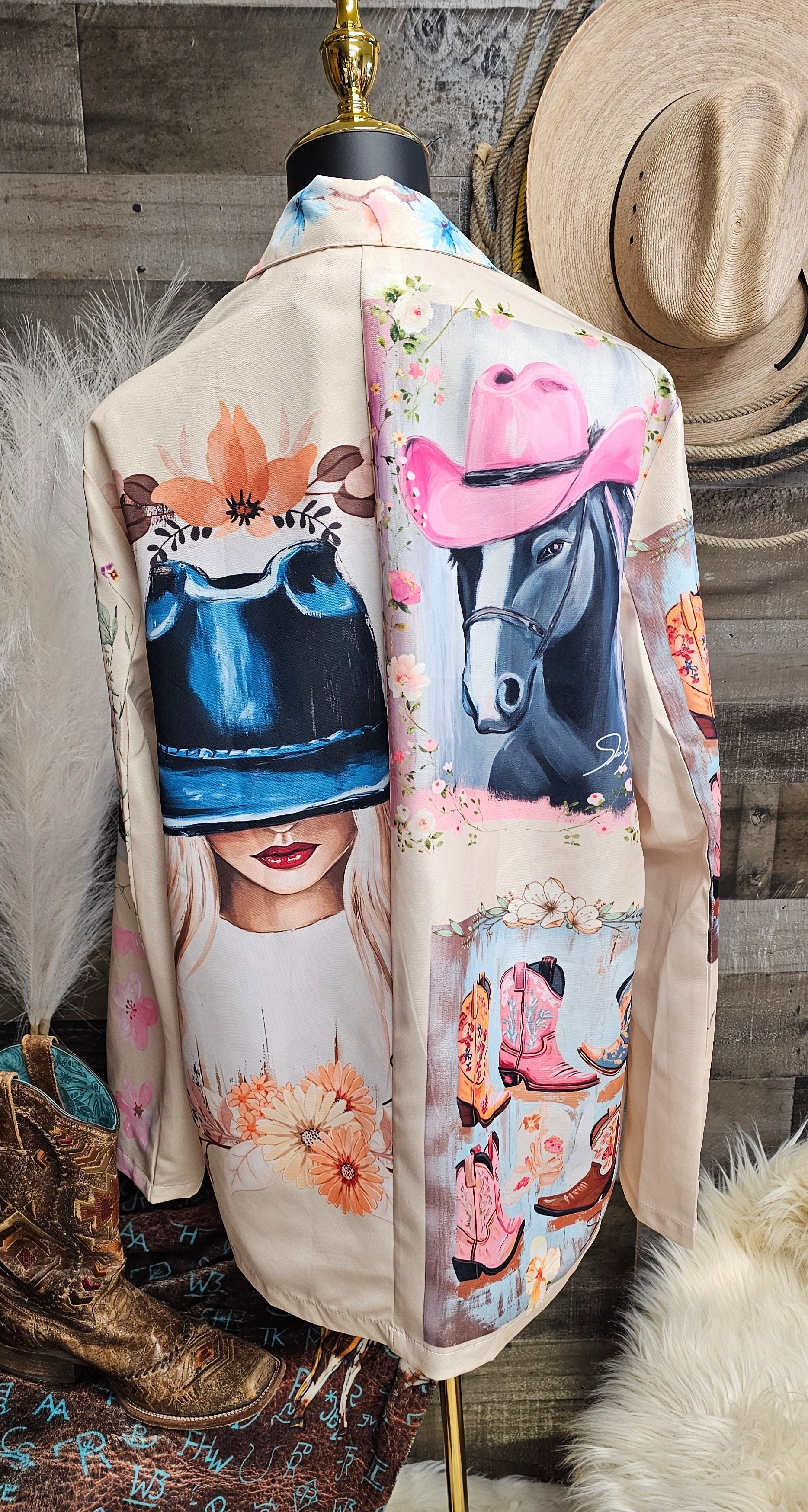 Danilo Painted Cowgirl Western Blazer