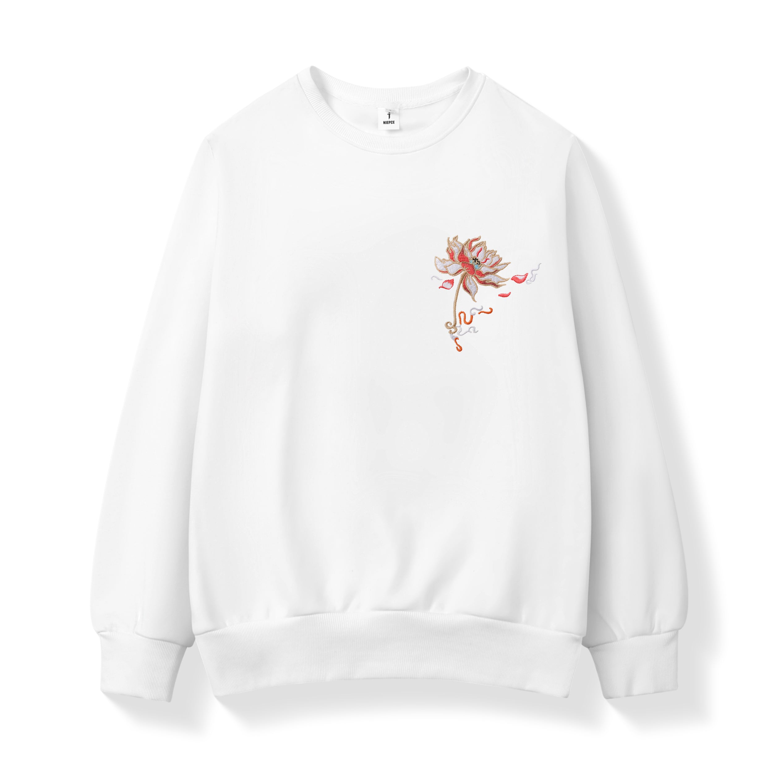 SW9010 Blue Phoenix Embroidery Sweater
