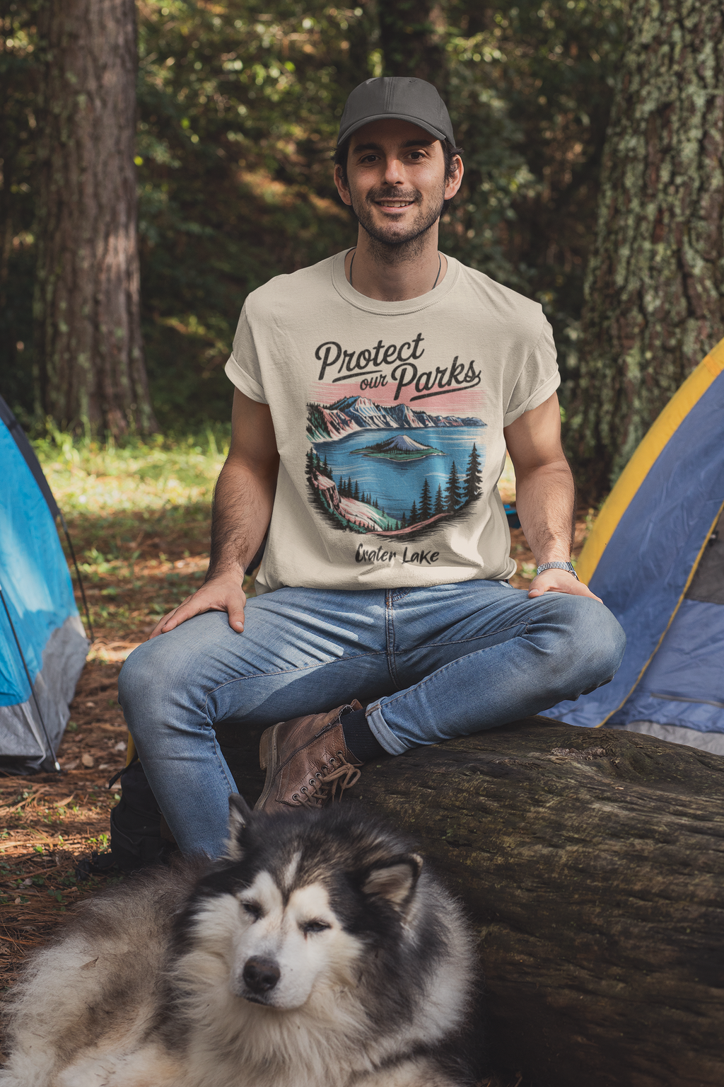 Protect Our Parks Crater Lake National Park Unisex Fit Soft T-Shirt