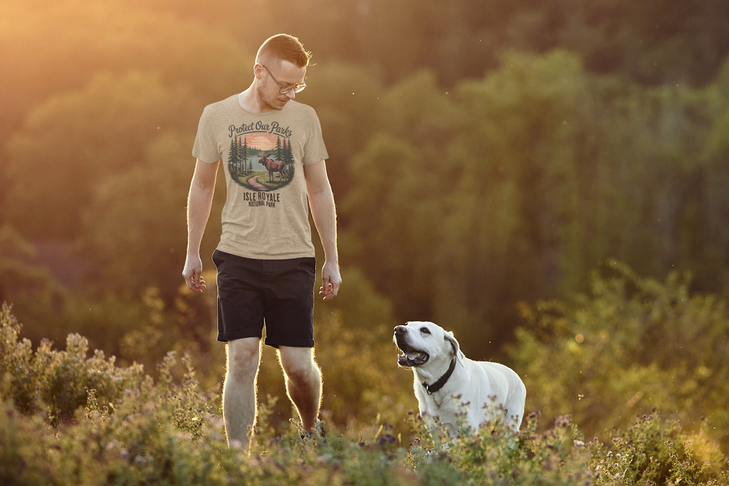 Protect Our Parks Isle Royale National Park Unisex Fit Soft T-Shirt