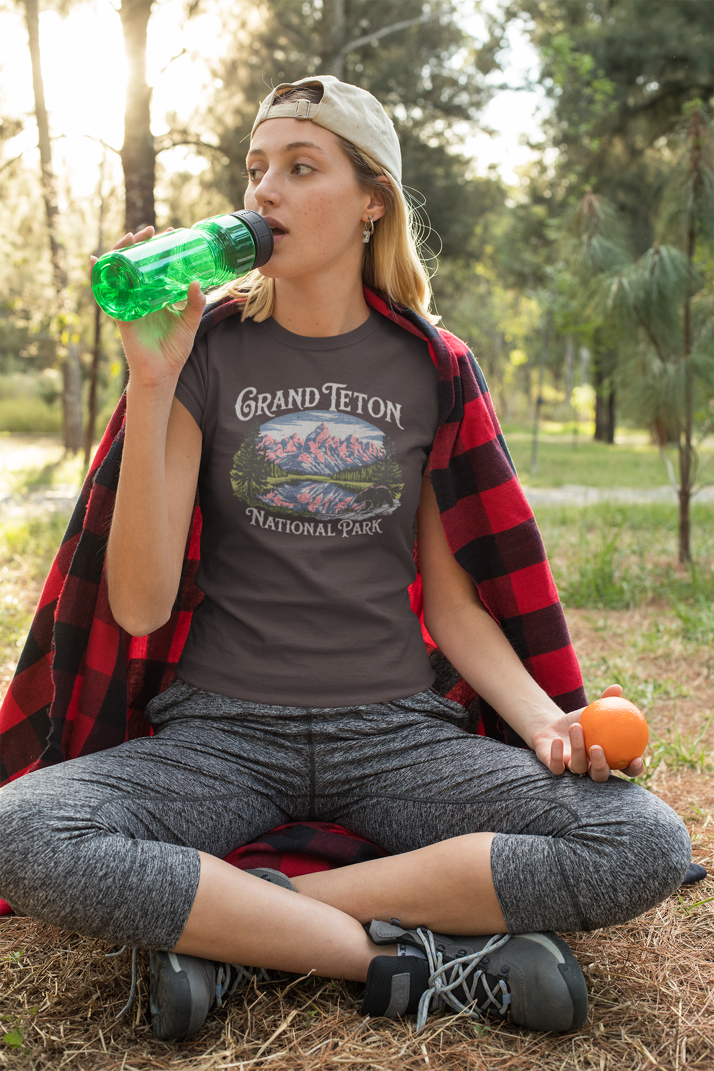Grand Teton National Park Unisex Fit Soft Vintage T-Shirt