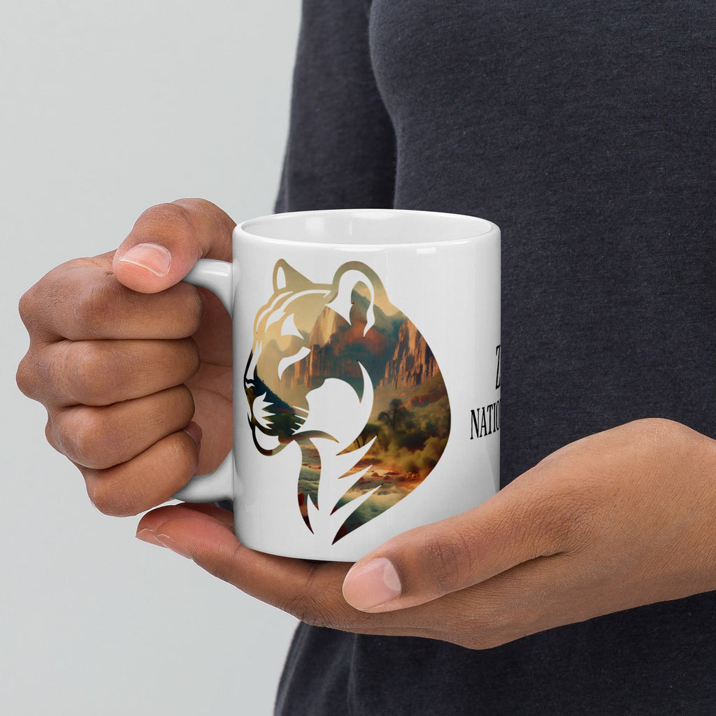 Zion National Park Mountain Lion Mug 11oz, 15oz, or 20oz Mega Mug