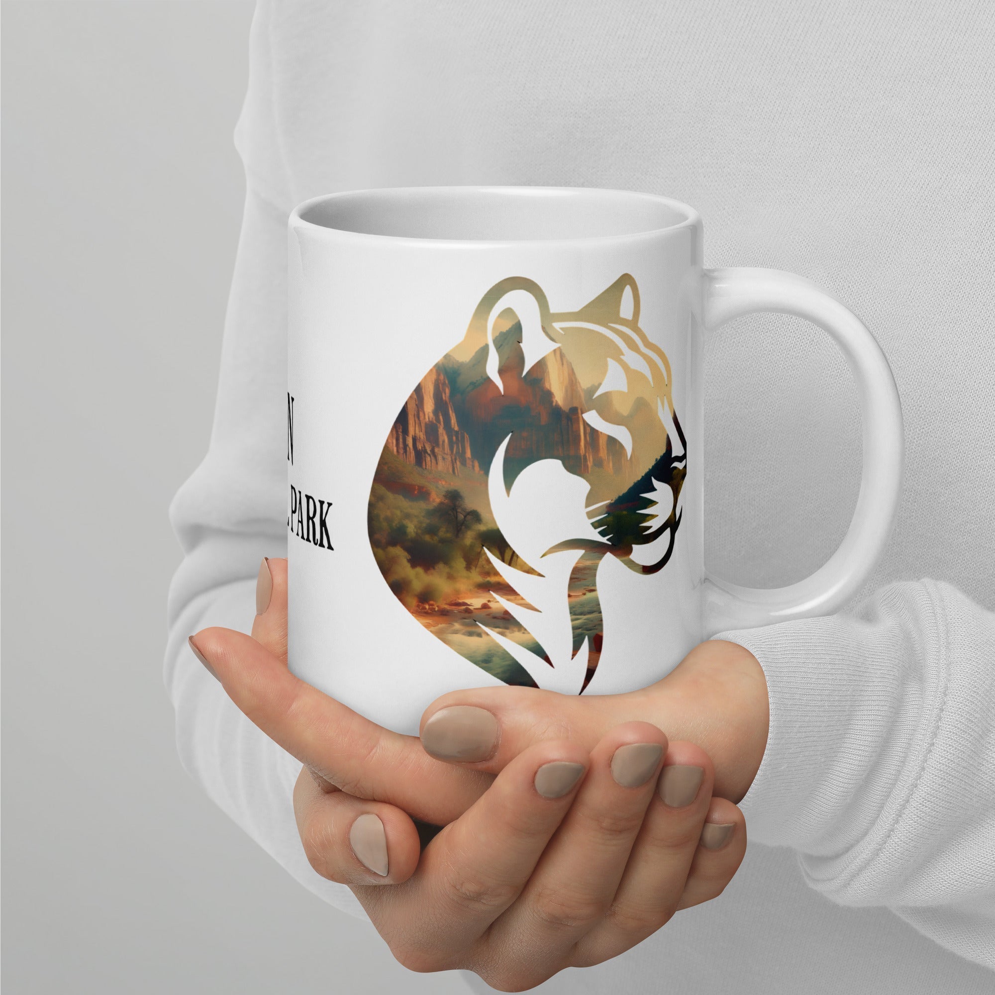 Zion National Park Mountain Lion Mug 11oz, 15oz, or 20oz Mega Mug