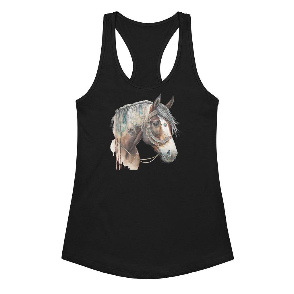 War Pony Women’s Fitted Racerback Tank Top