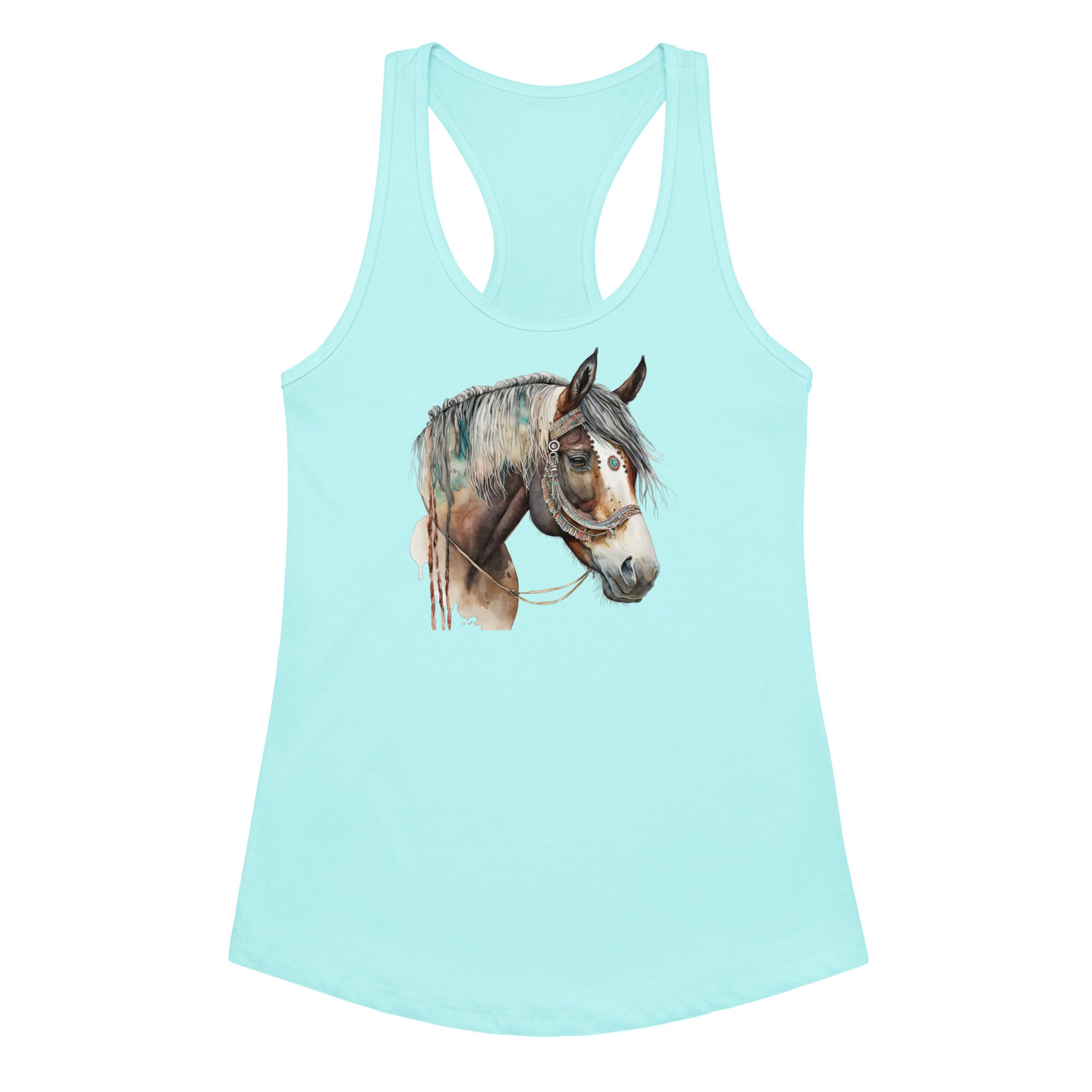 War Pony Women’s Fitted Racerback Tank Top