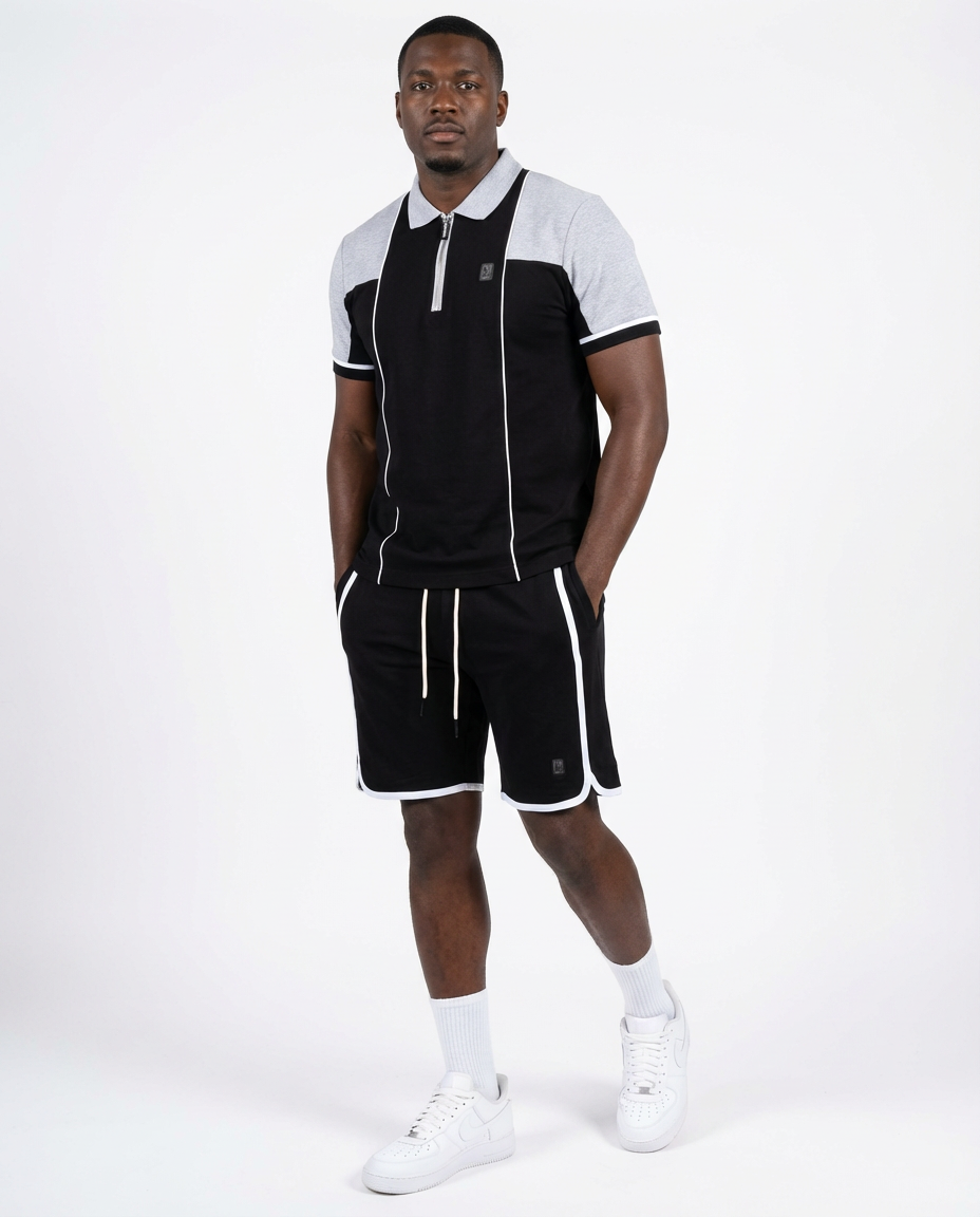 M364 Lorini Polo Shirt - Black